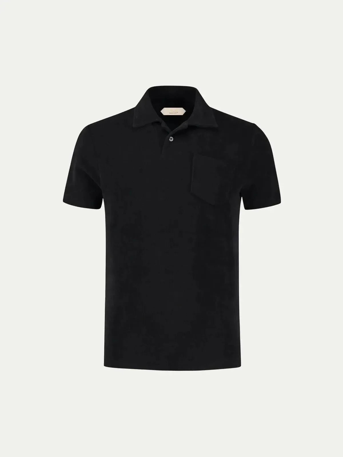 AURELIEN TERRY POLO SHIRT 2 BLACK