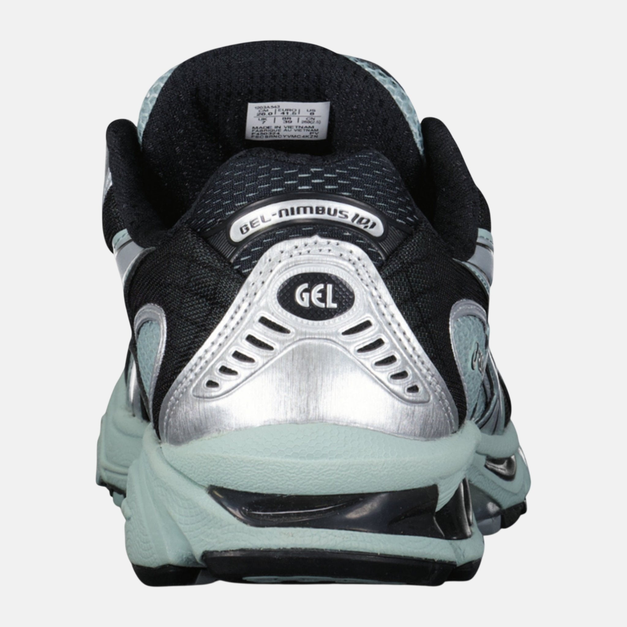 Asics GEL - NIMBUS 10.1 Trainers Ocean Haze Pure Silver - northern threads