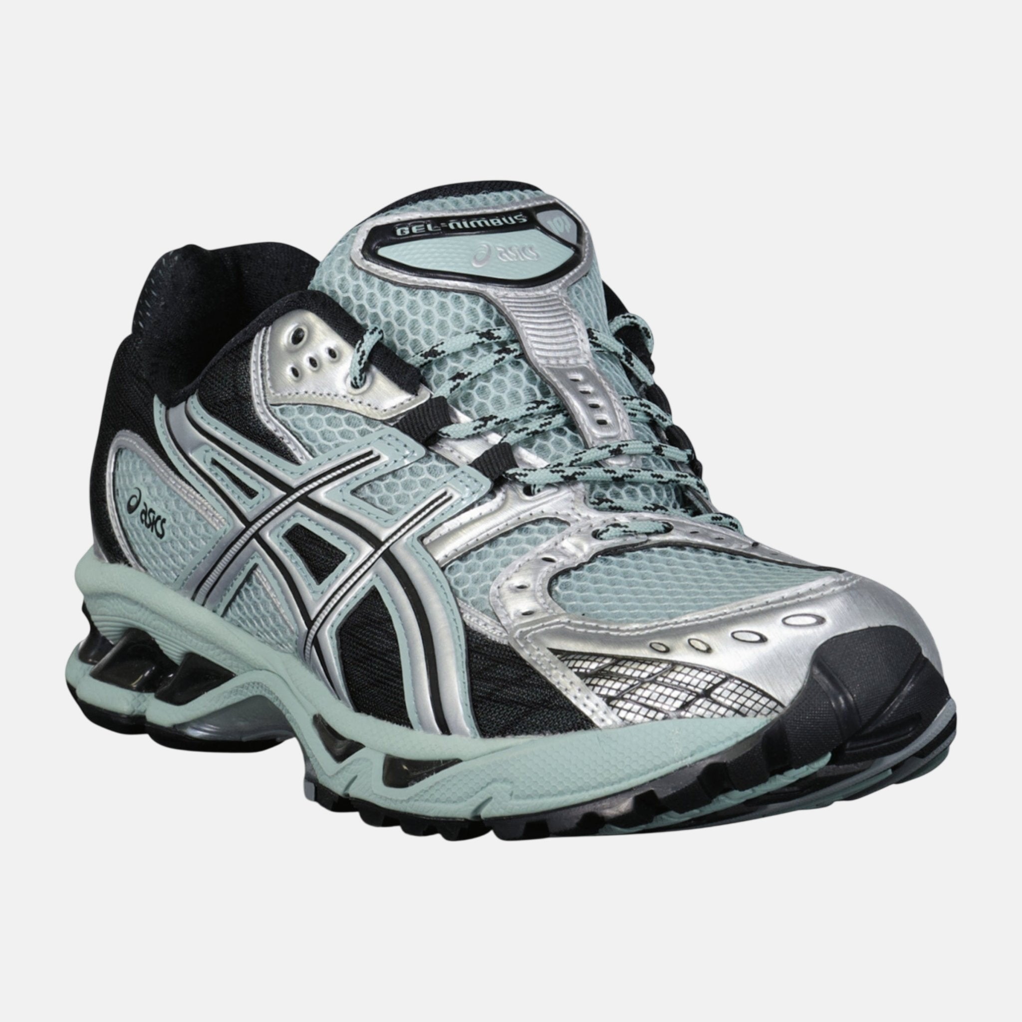 Asics GEL - NIMBUS 10.1 Trainers Ocean Haze Pure Silver - northern threads