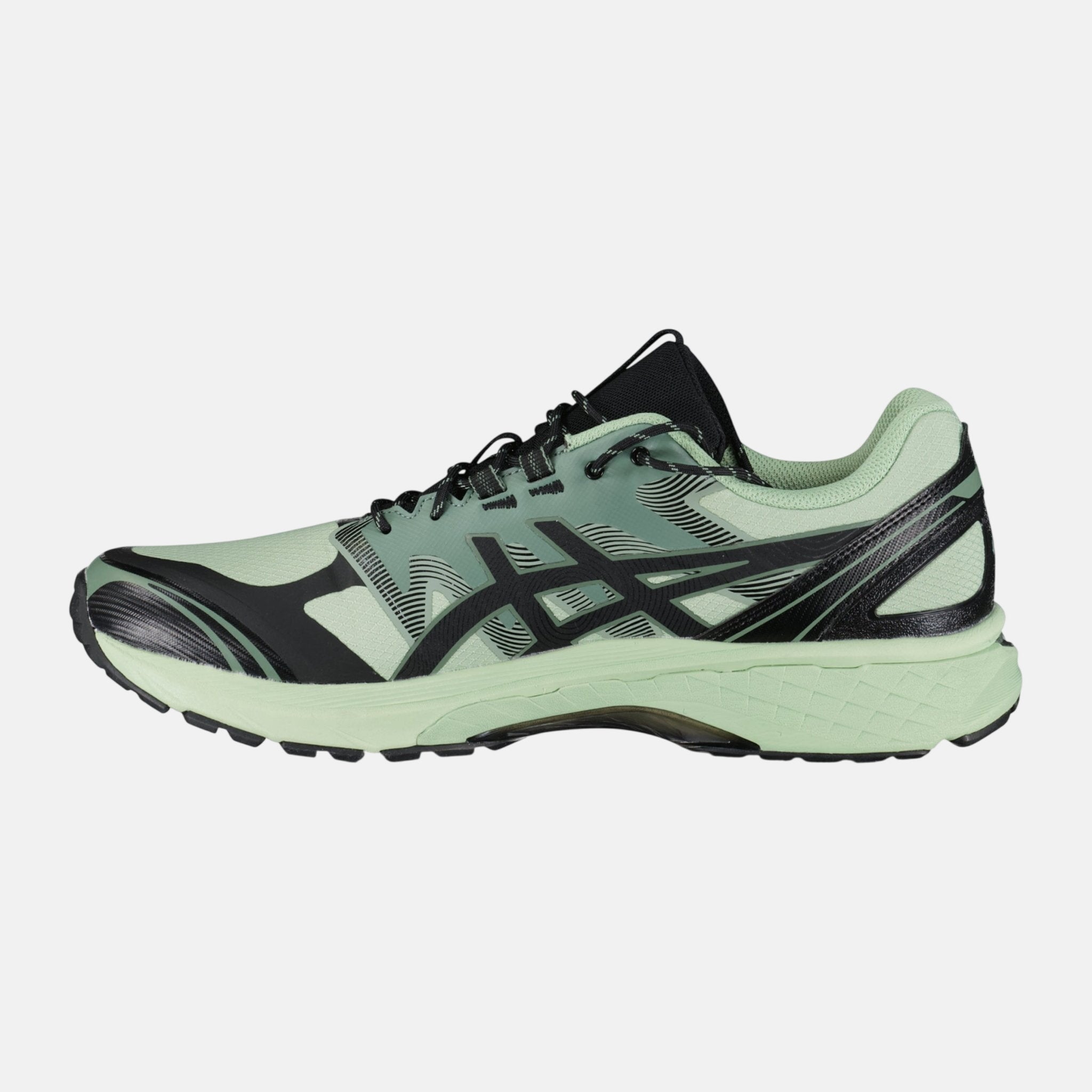 Asics GEL TERRAIN 300 Trainers Jade Green Black - northern threads