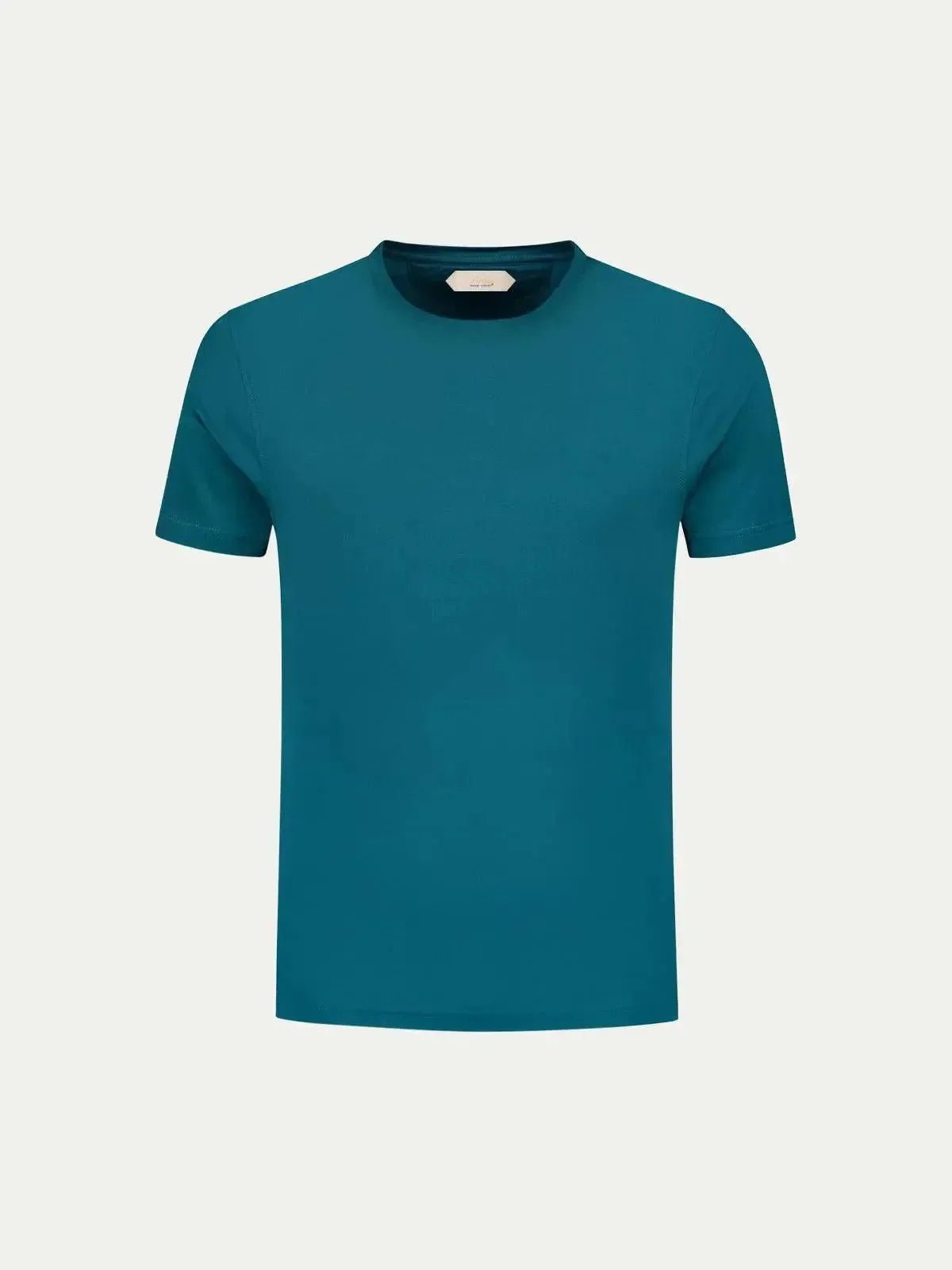 AURELIEN COTTON T - SHIRT PETROL - 80028-400-003 - northern threads uk