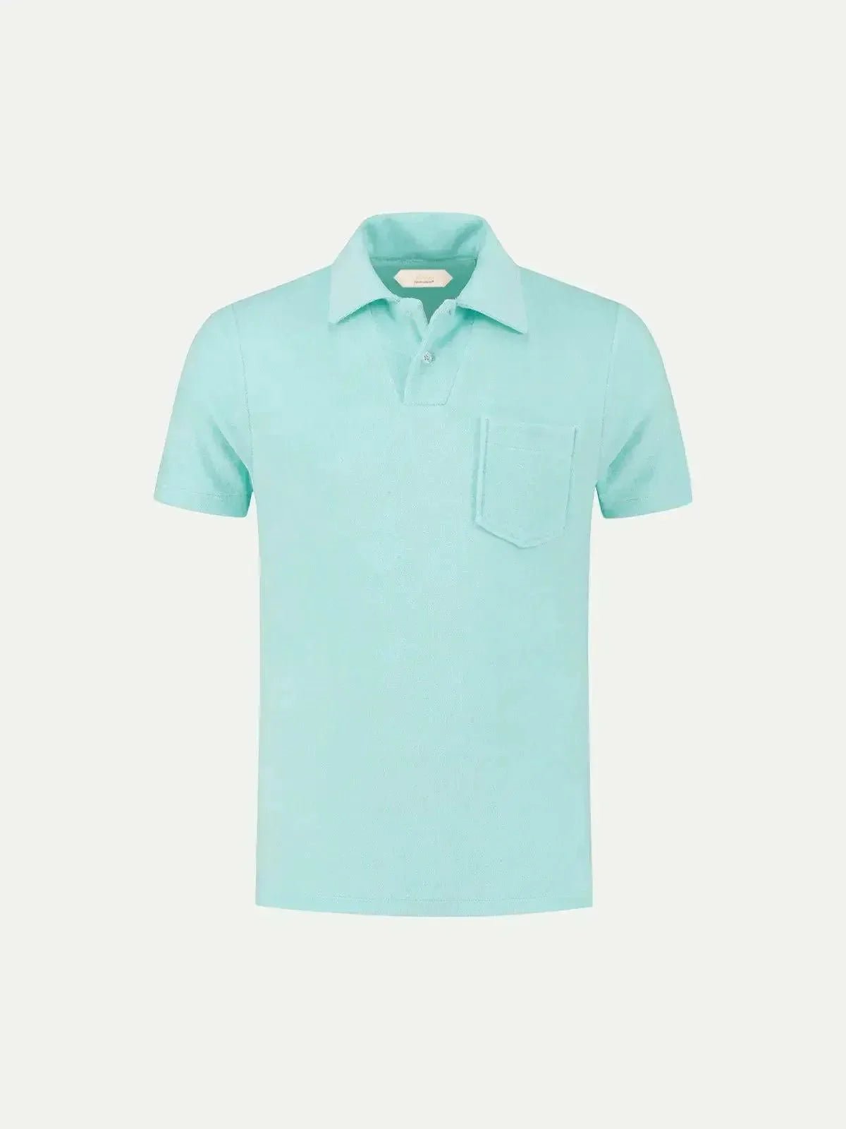 AURELIEN TERRY POLO SHIRT 2 MINT - 80010-300-003 - northern threads uk