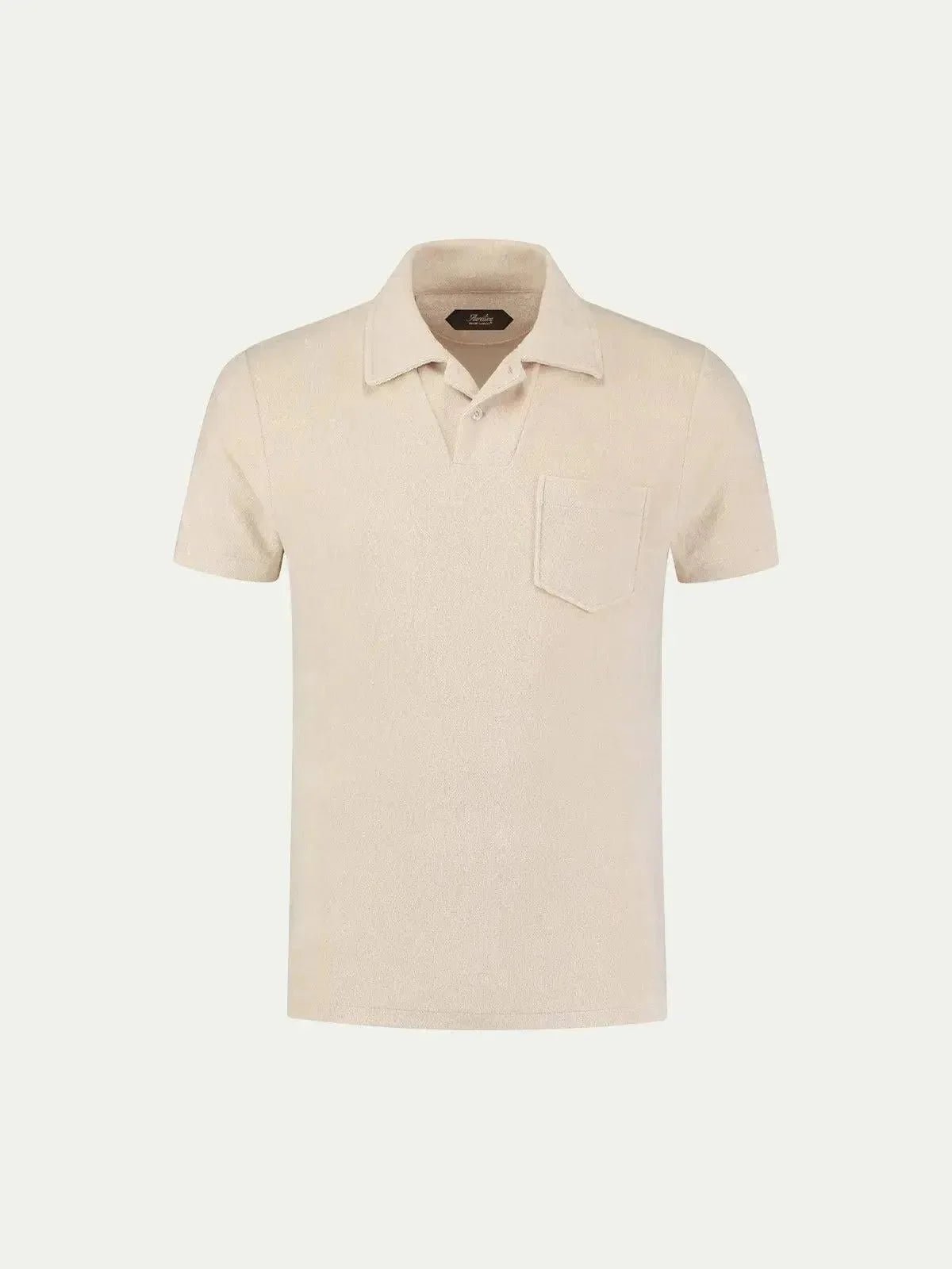 AURELIEN TERRY POLO SHIRT 2 SHELL - 80014-260-002 - northern threads uk