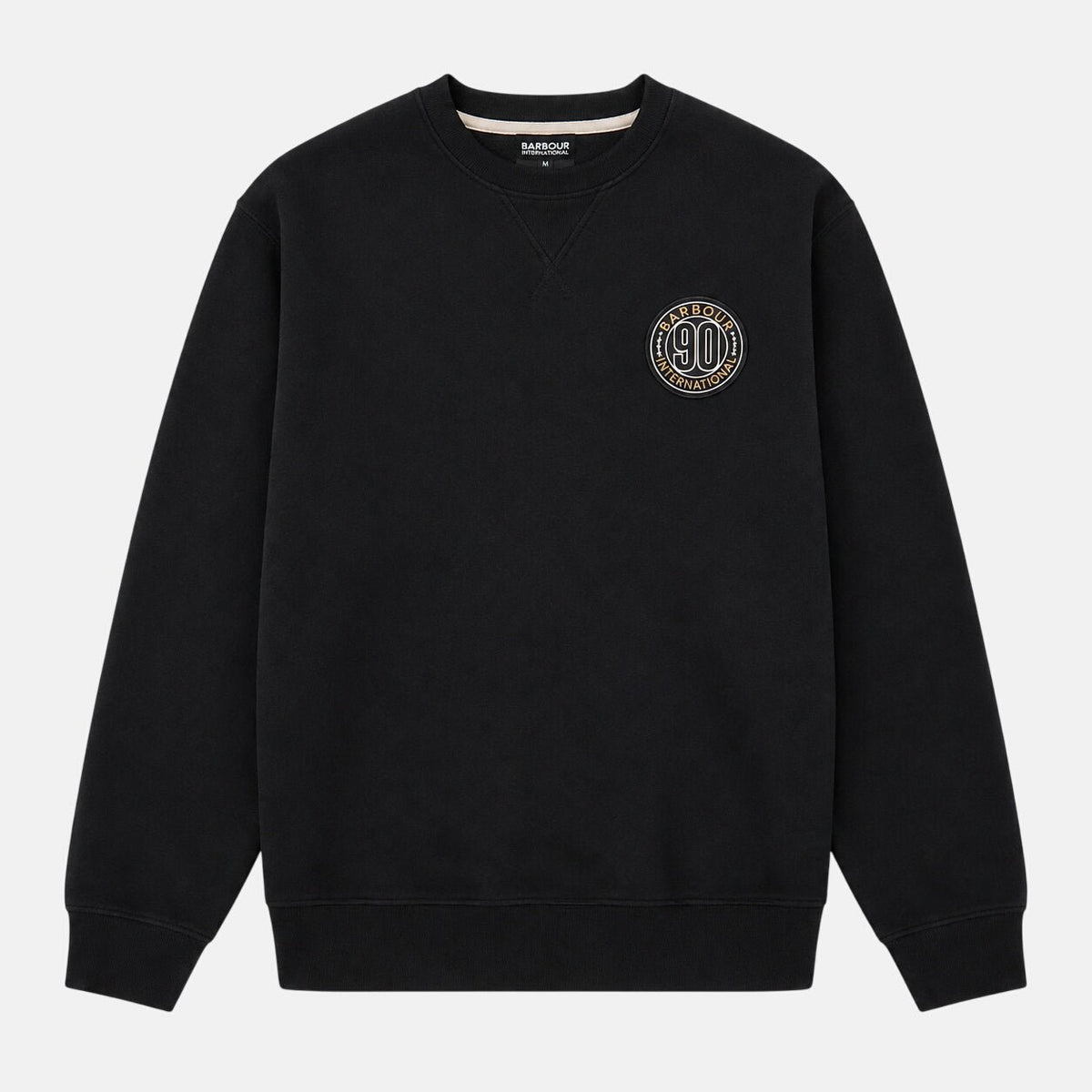 Barbour International 90th Anniversary Graphic Sweatshirt Black | Northern Threads Designer Menswear
