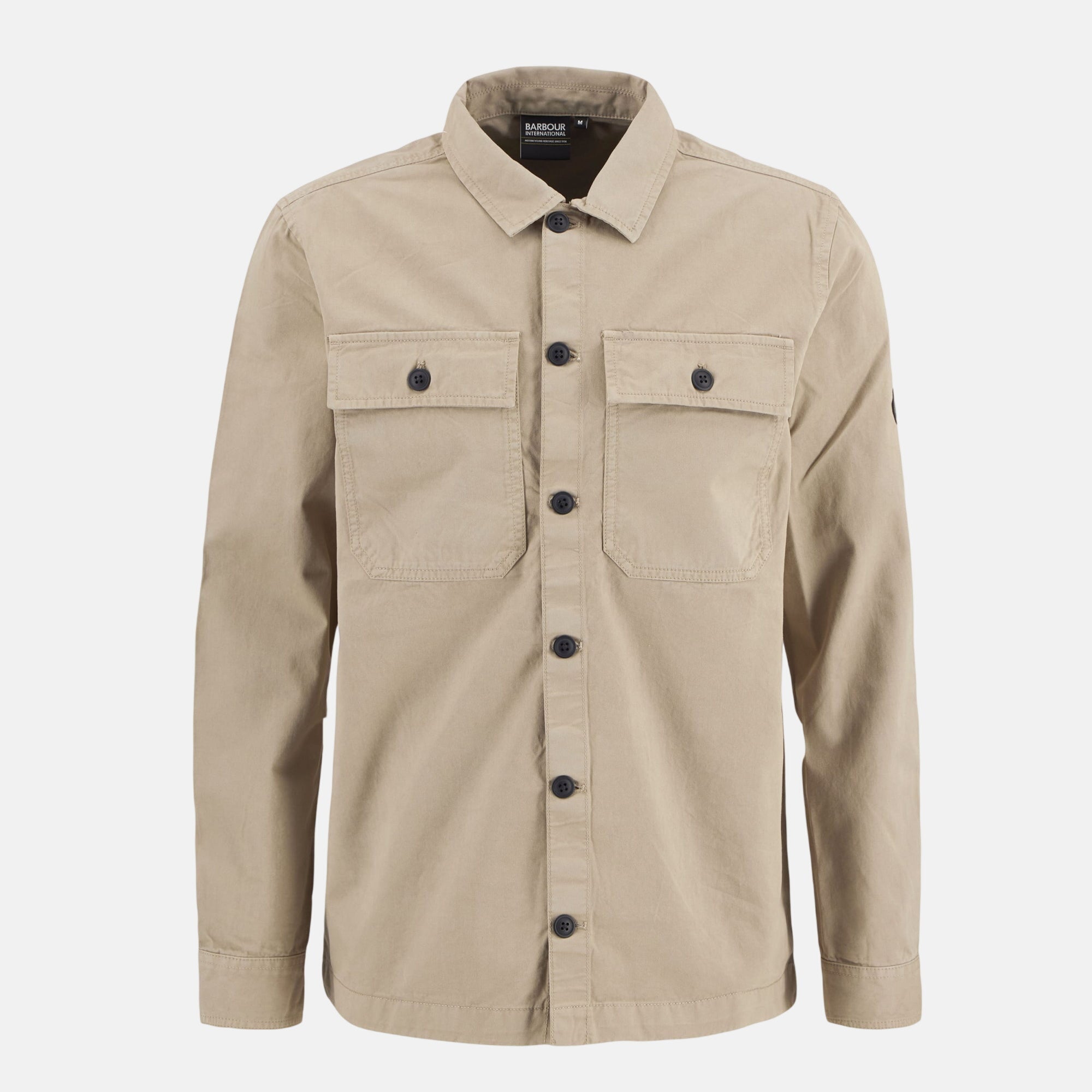 Barbour International Arlo Overshirt Coriander - SPR1044-M - northern threads uk