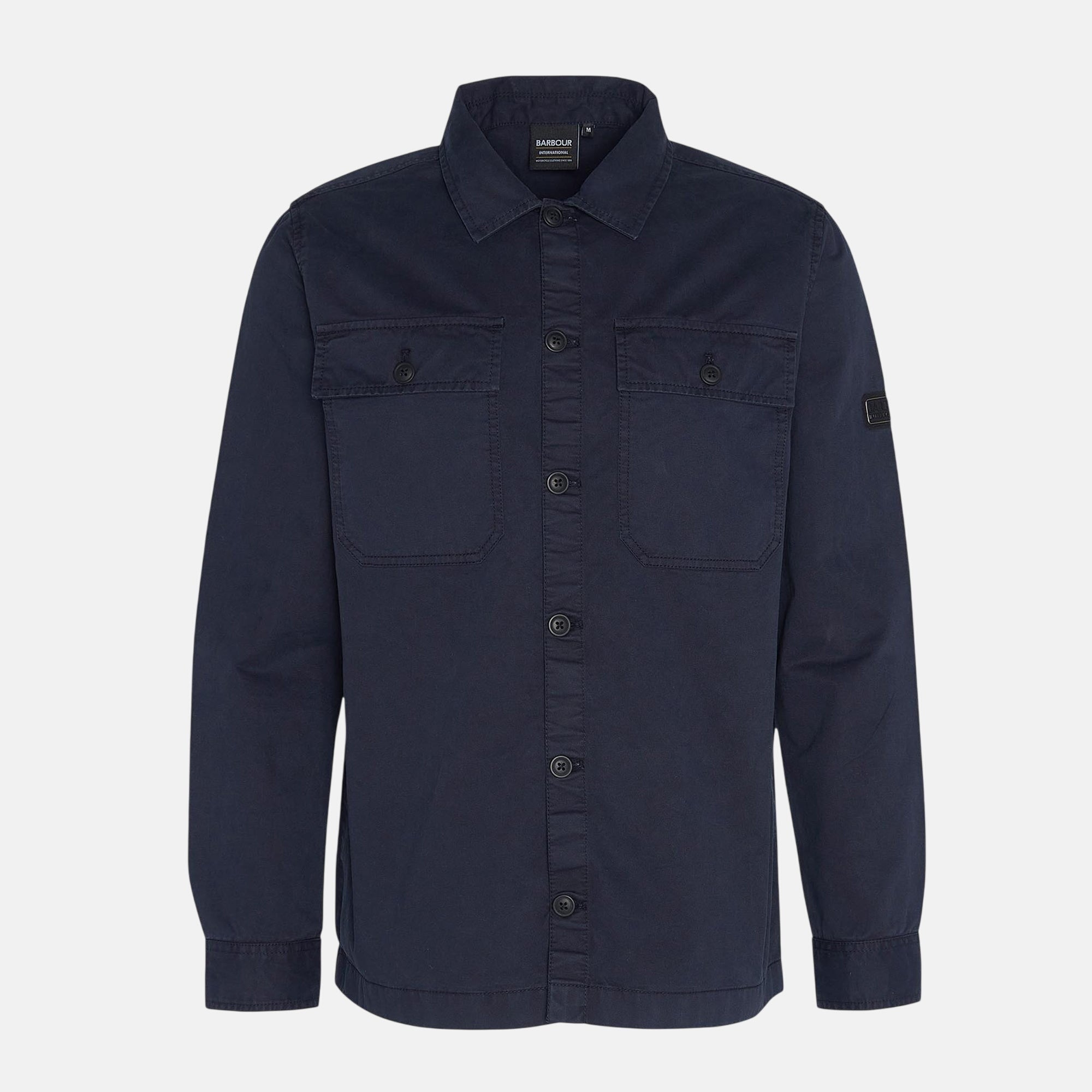 Barbour International Arlo Overshirt Navy - SPR506-M - northern threads uk