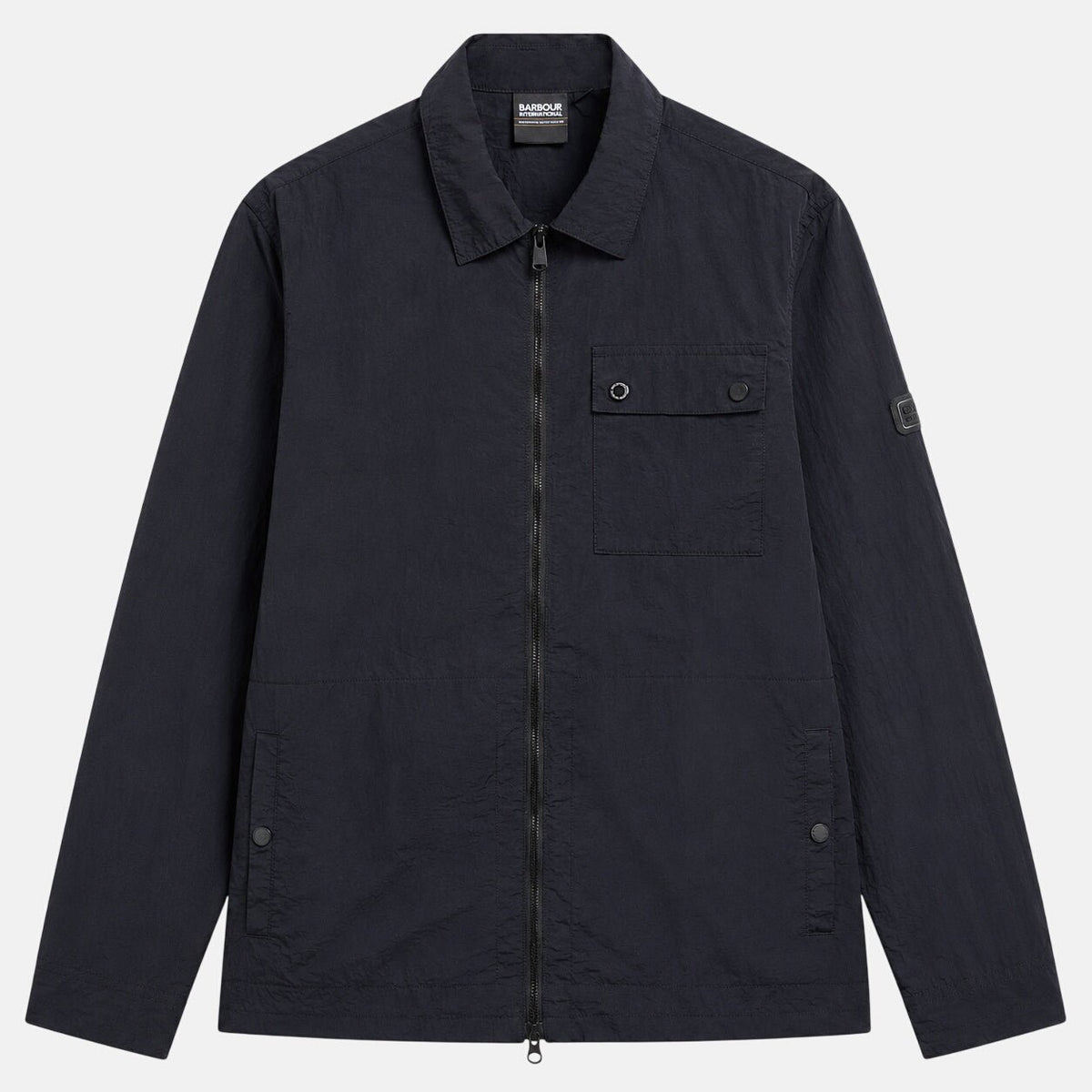 Barbour International Inline Overshirt Black | Northern Threads Designer Menswear