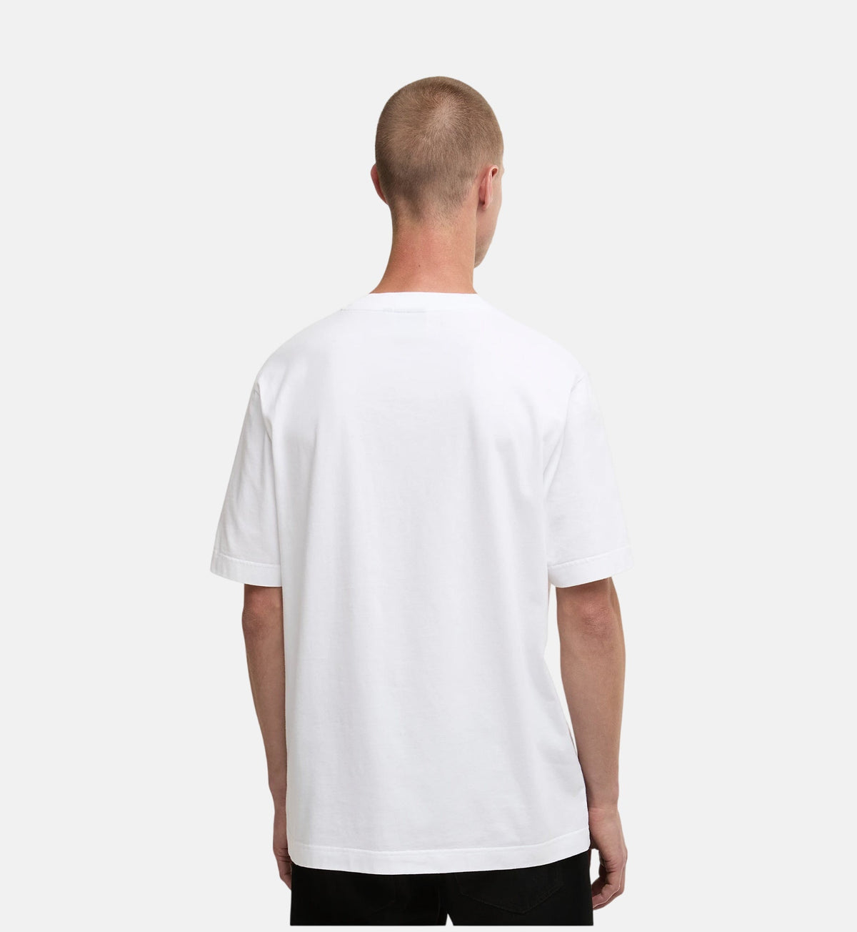 Barbour International Outline T-Shirt White | Northern Threads Designer Menswear