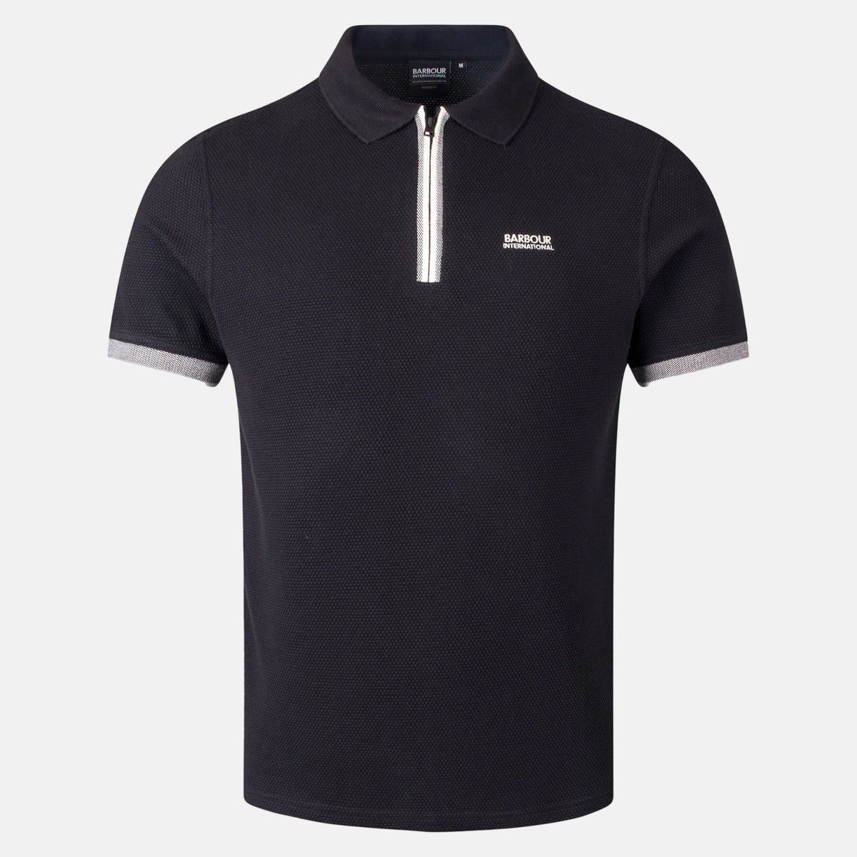 Barbour International Swinford Polo Shirt Black | Northern Threads Designer Menswear