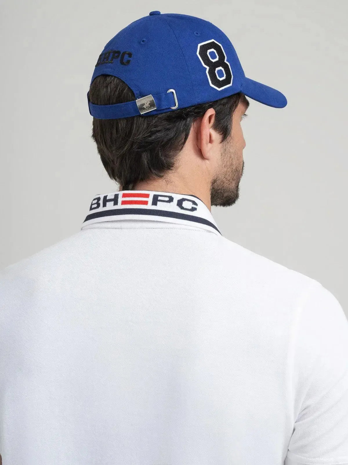 BEVERLY HILLS POLO CLUB-BHPC TEAM BASEBALL CAP BALTIC BLUE-NORTHERN THREADS DESIGNER MENSWEAR