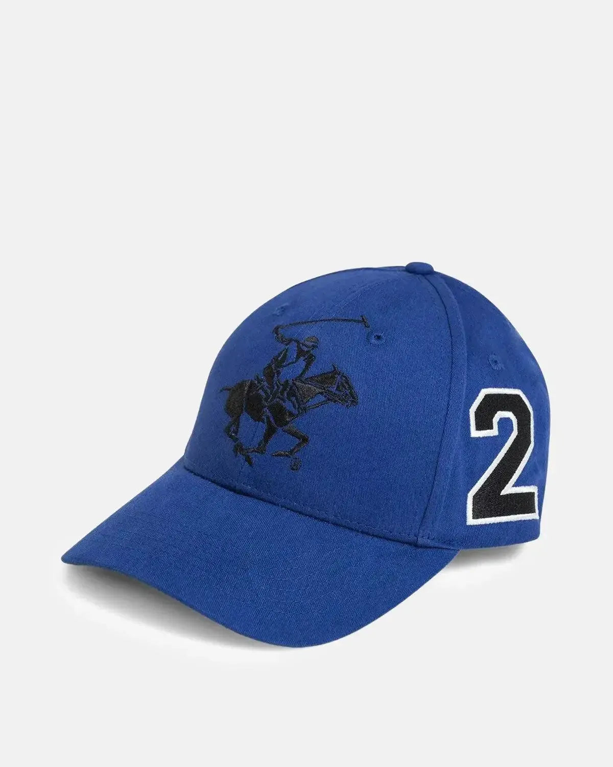 BEVERLY HILLS POLO CLUB-BHPC TEAM BASEBALL CAP BALTIC BLUE-NORTHERN THREADS DESIGNER MENSWEAR