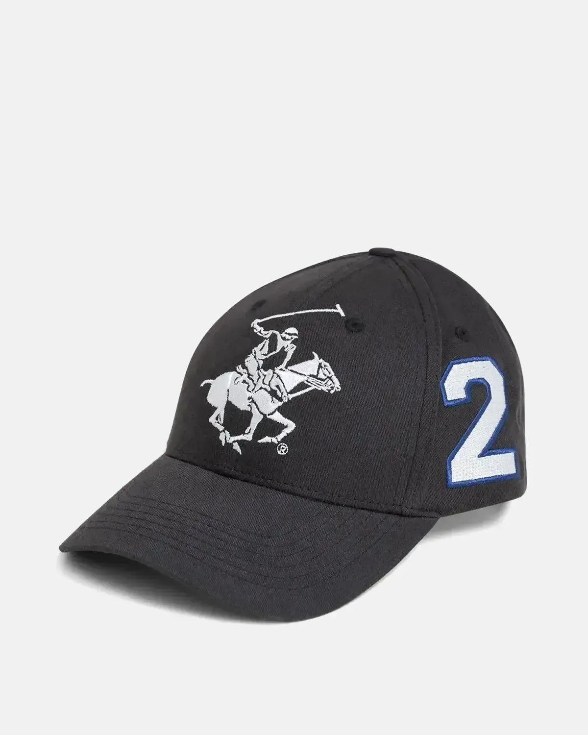 BEVERLY HILLS POLO CLUB-BHPC TEAM BASEBALL CAP BLACK-NORTHERN THREADS DESIGNER MENSWEAR