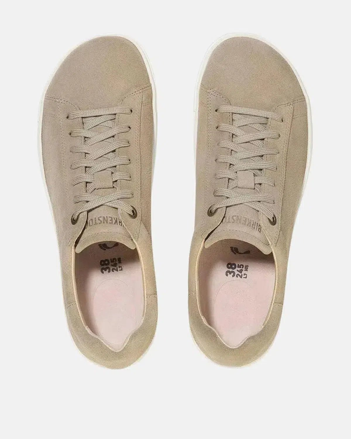 BIRKENSTOCK BEND LOW SUEDE TRAINERS TAUPE - BIRKENSTOCK-1028610-UK8EU42 - northern threads uk