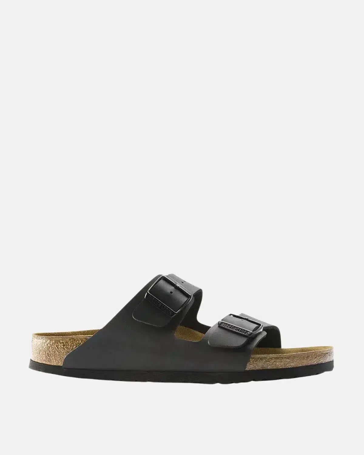 BIRKENSTOCK-BIRKENSTOCK ARIZONA BIRKO-FLOR SANDALS BLACK-NORTHERN THREADS DESIGNER MENSWEAR