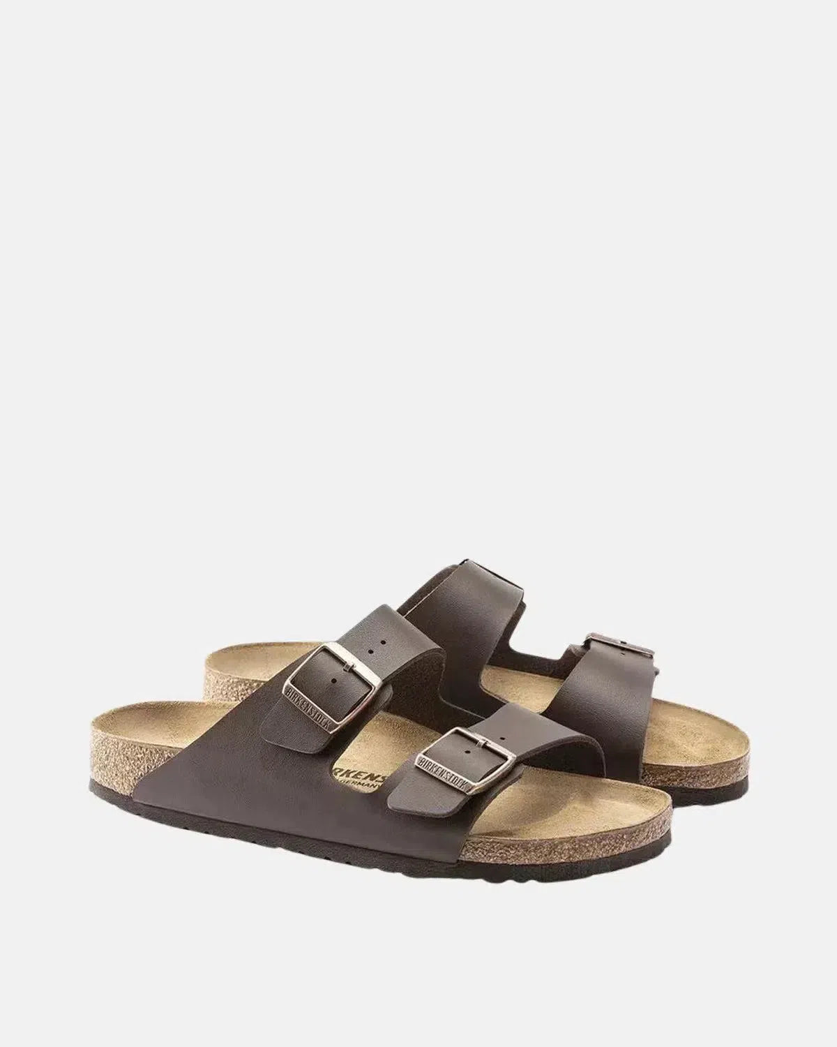 BIRKENSTOCK-BIRKENSTOCK ARIZONA BIRKO-FLOR SANDALS DARK BROWN-NORTHERN THREADS DESIGNER MENSWEAR