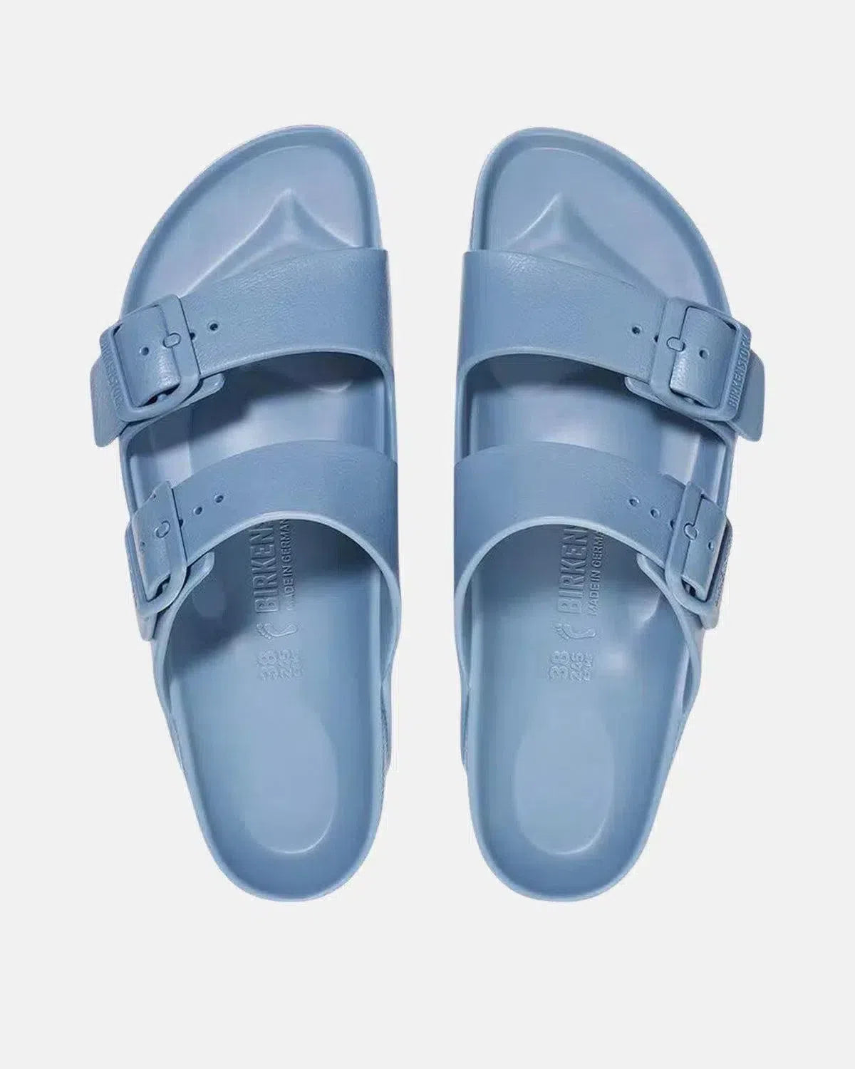 BIRKENSTOCK-BIRKENSTOCK ARIZONA EVA SANDALS ELEMENTAL BLUE-NORTHERN THREADS DESIGNER MENSWEAR