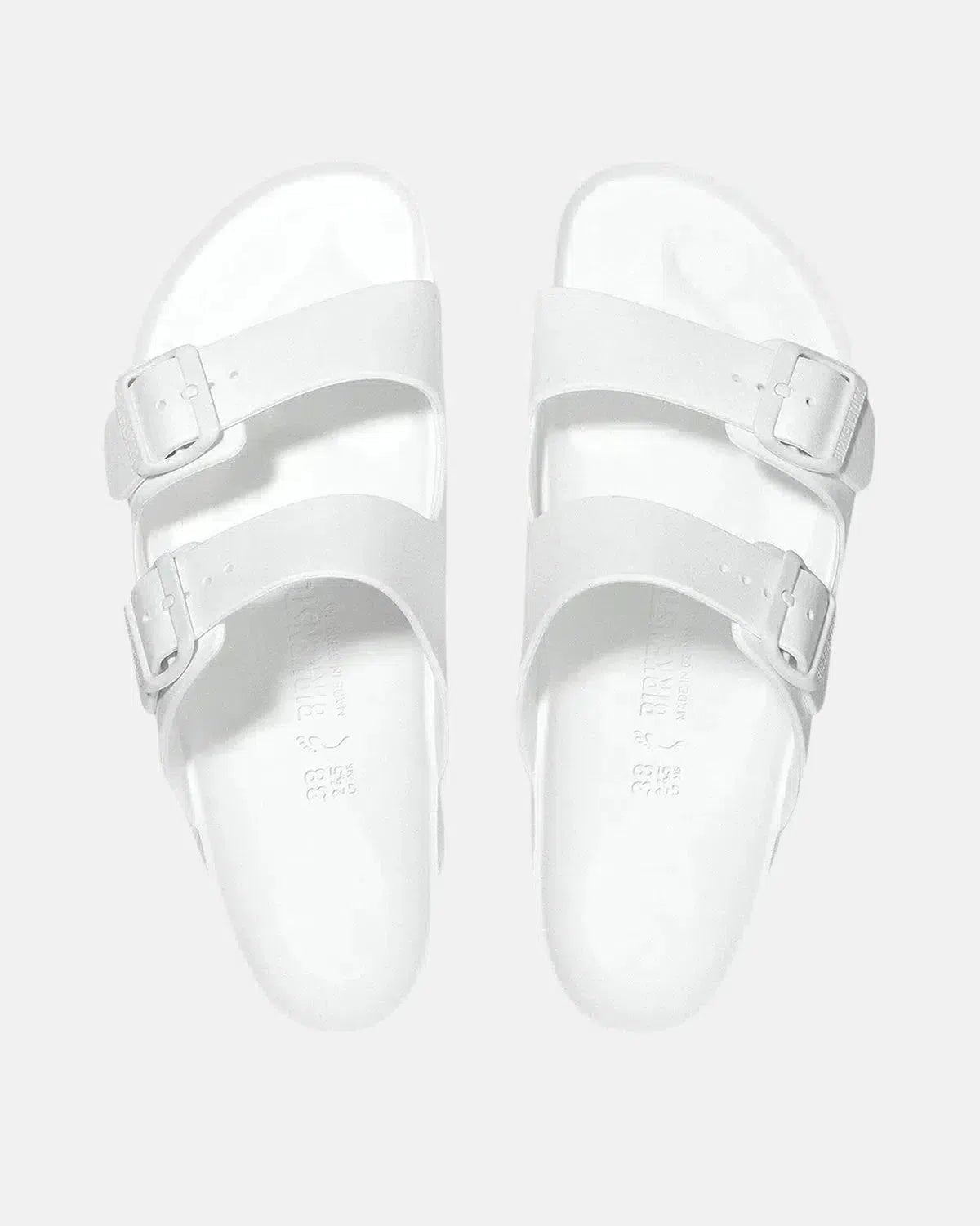 BIRKENSTOCK-BIRKENSTOCK ARIZONA EVA SANDALS WHITE-NORTHERN THREADS DESIGNER MENSWEAR