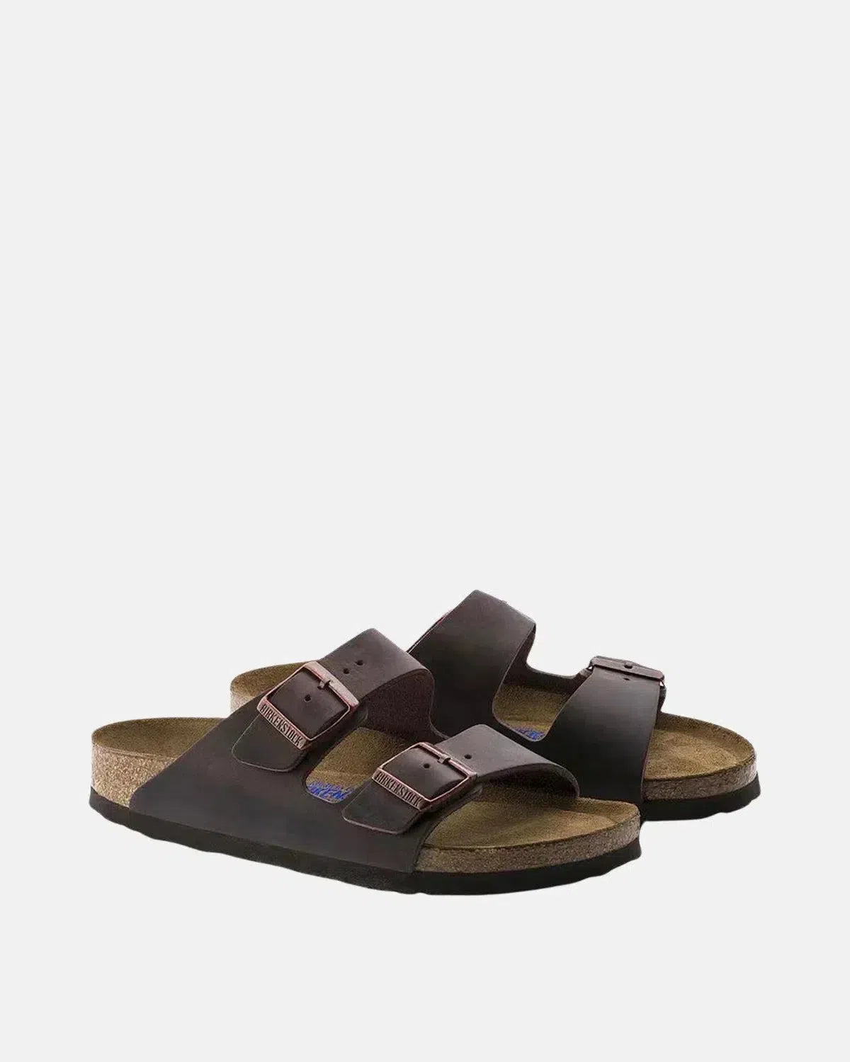 BIRKENSTOCK-BIRKENSTOCK ARIZONA SOFT FOOTBEAD OILED LEATHER SANDALS HABANA-NORTHERN THREADS DESIGNER MENSWEAR