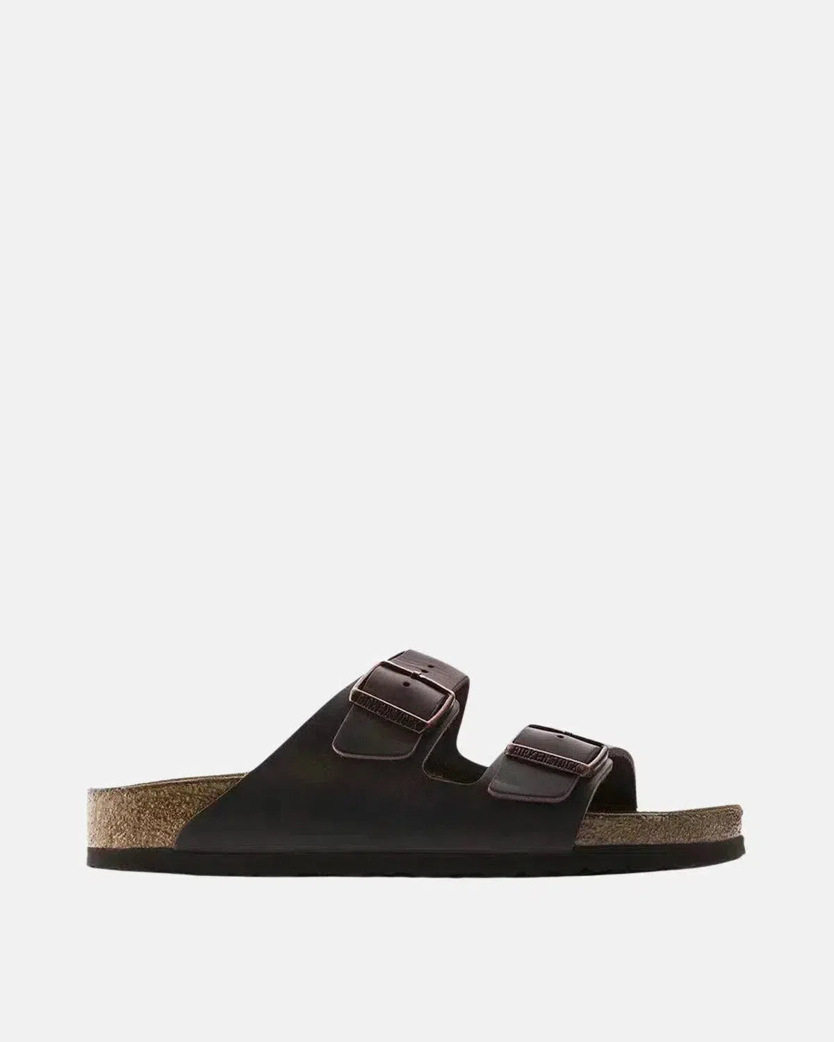 BIRKENSTOCK-BIRKENSTOCK ARIZONA SOFT FOOTBEAD OILED LEATHER SANDALS HABANA-NORTHERN THREADS DESIGNER MENSWEAR