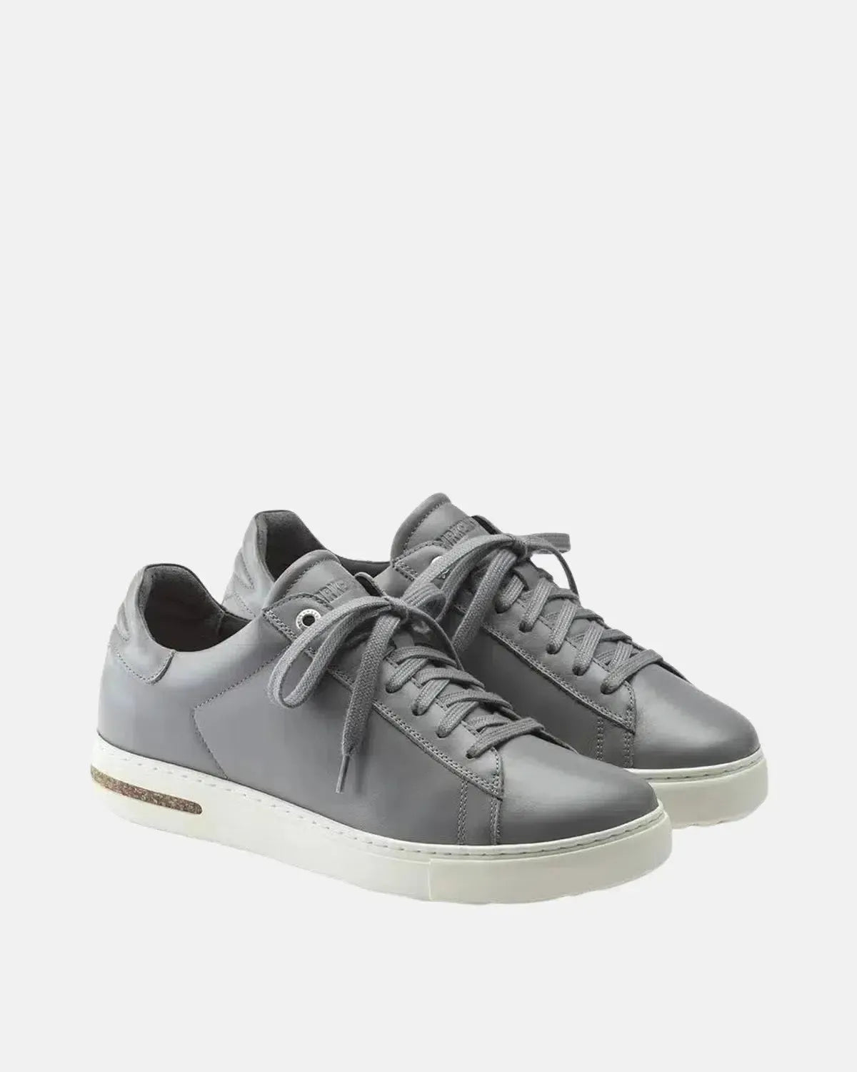 BIRKENSTOCK-BIRKENSTOCK BEND LOW LEATHER TRAINERS GREY-NORTHERN THREADS DESIGNER MENSWEAR