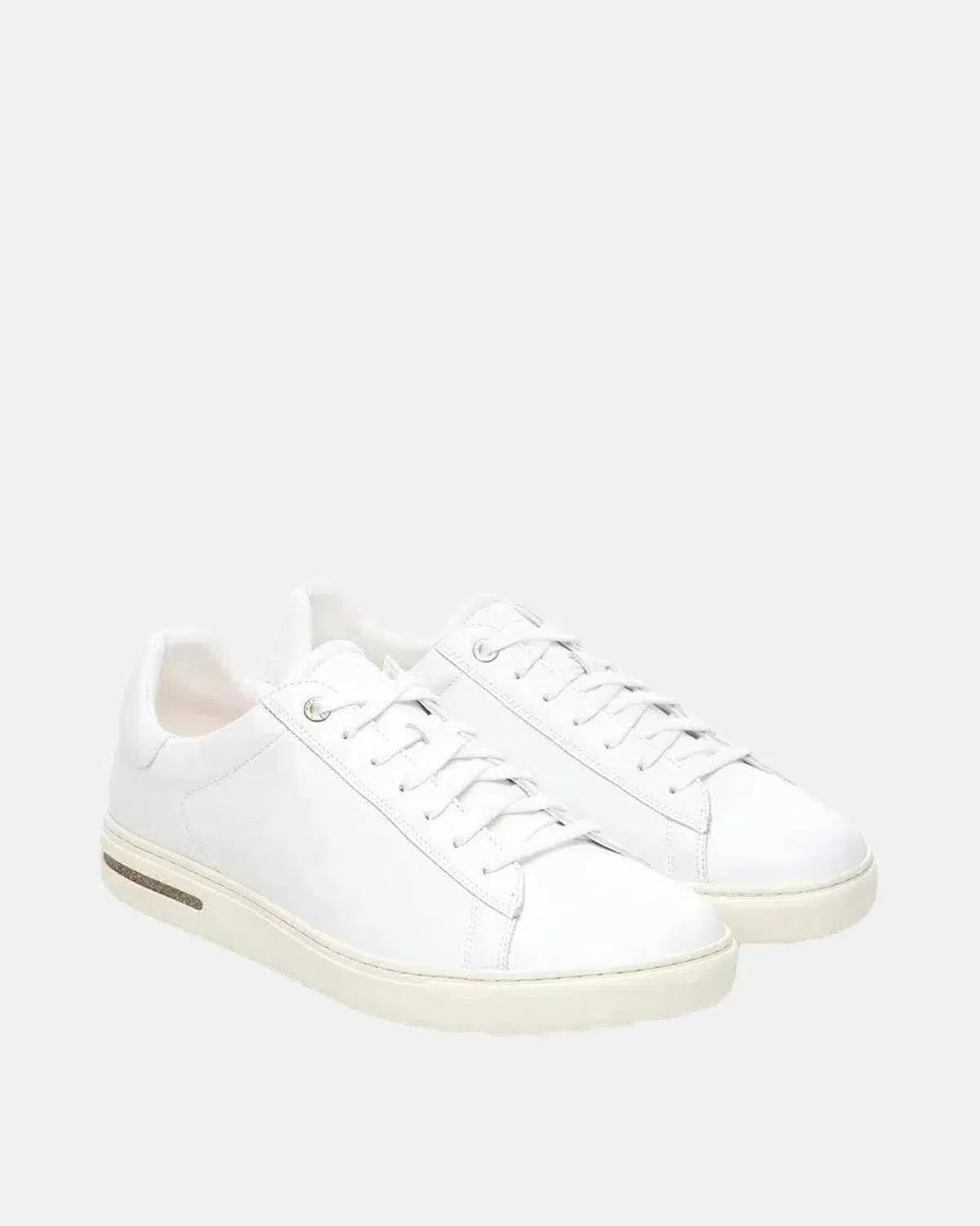 BIRKENSTOCK-BIRKENSTOCK BEND LOW LEATHER TRAINERS WHITE-NORTHERN THREADS DESIGNER MENSWEAR