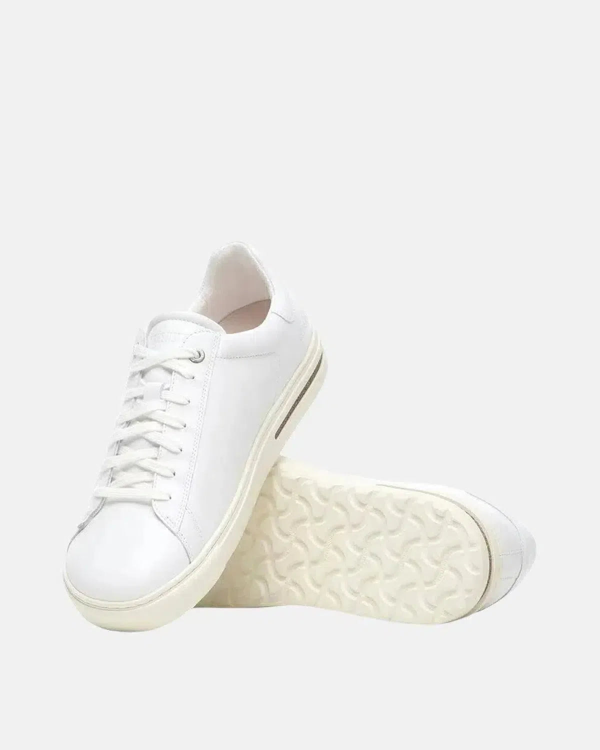 BIRKENSTOCK-BIRKENSTOCK BEND LOW LEATHER TRAINERS WHITE-NORTHERN THREADS DESIGNER MENSWEAR