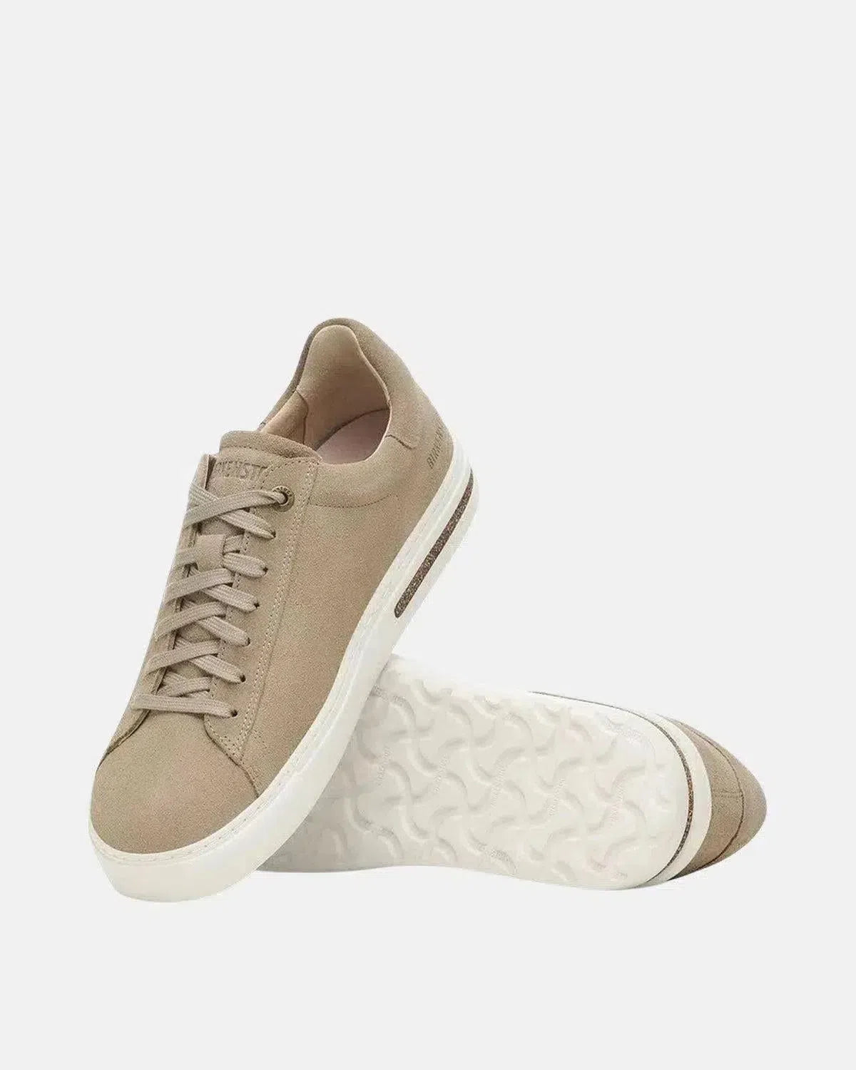 BIRKENSTOCK-BIRKENSTOCK BEND LOW SUEDE TRAINERS TAUPE-NORTHERN THREADS DESIGNER MENSWEAR