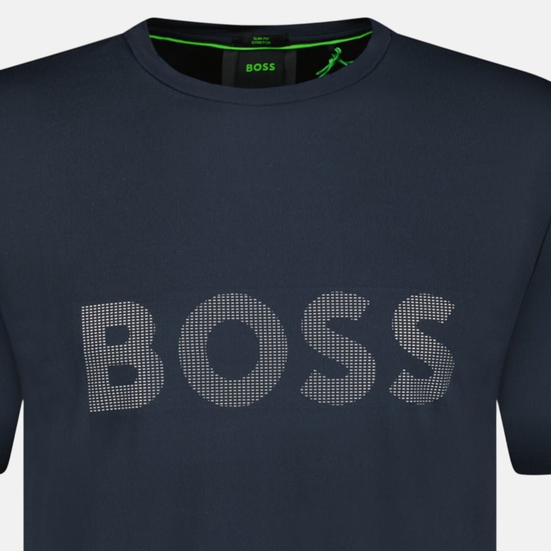 Black Active Logo-Print T-Shirt Navy | Northern Threads Designer Menswear