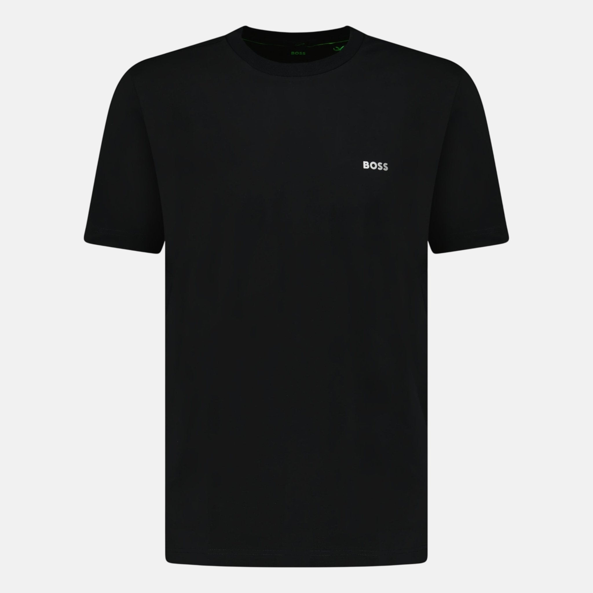 BOSS Active Logo - Print T-Shirt Black - A56 - northern threads uk