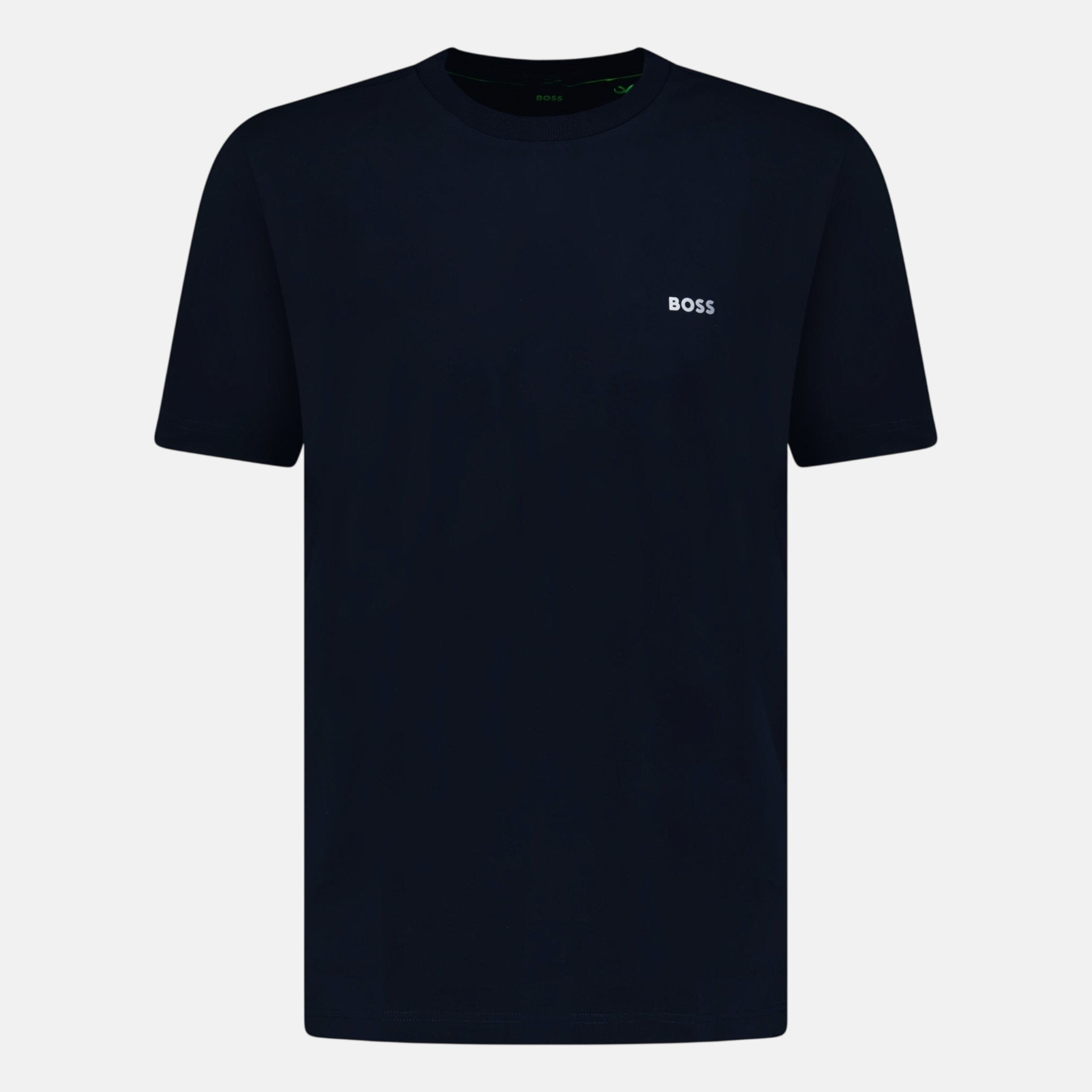 BOSS Active Logo - Print T-Shirt Navy - A32 - northern threads uk