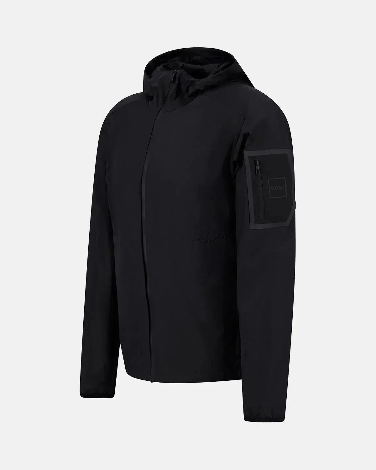 BOSS-BOSS AIRYNIX LIGHTWEIGHT WATER REPELLENT JACKET BLACK-NORTHERN THREADS DESIGNER MENSWEAR