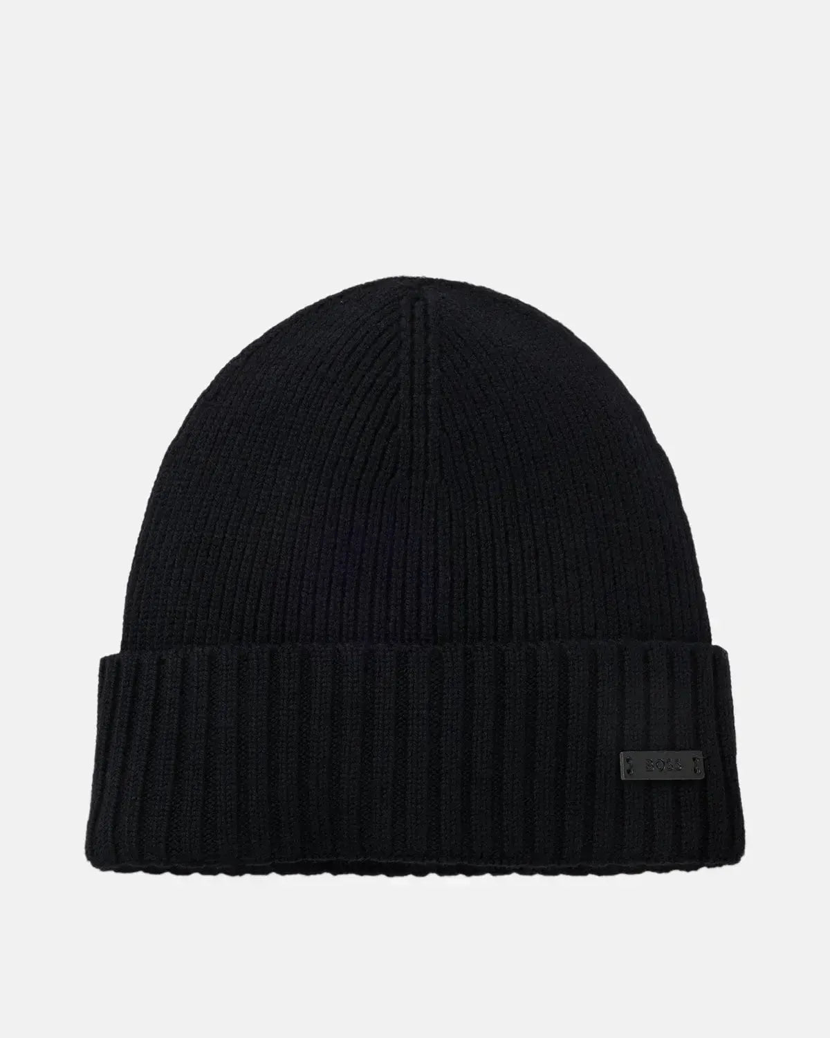 BOSS-BOSS FATI WOOL BEANIE BLACK-NORTHERN THREADS DESIGNER MENSWEAR