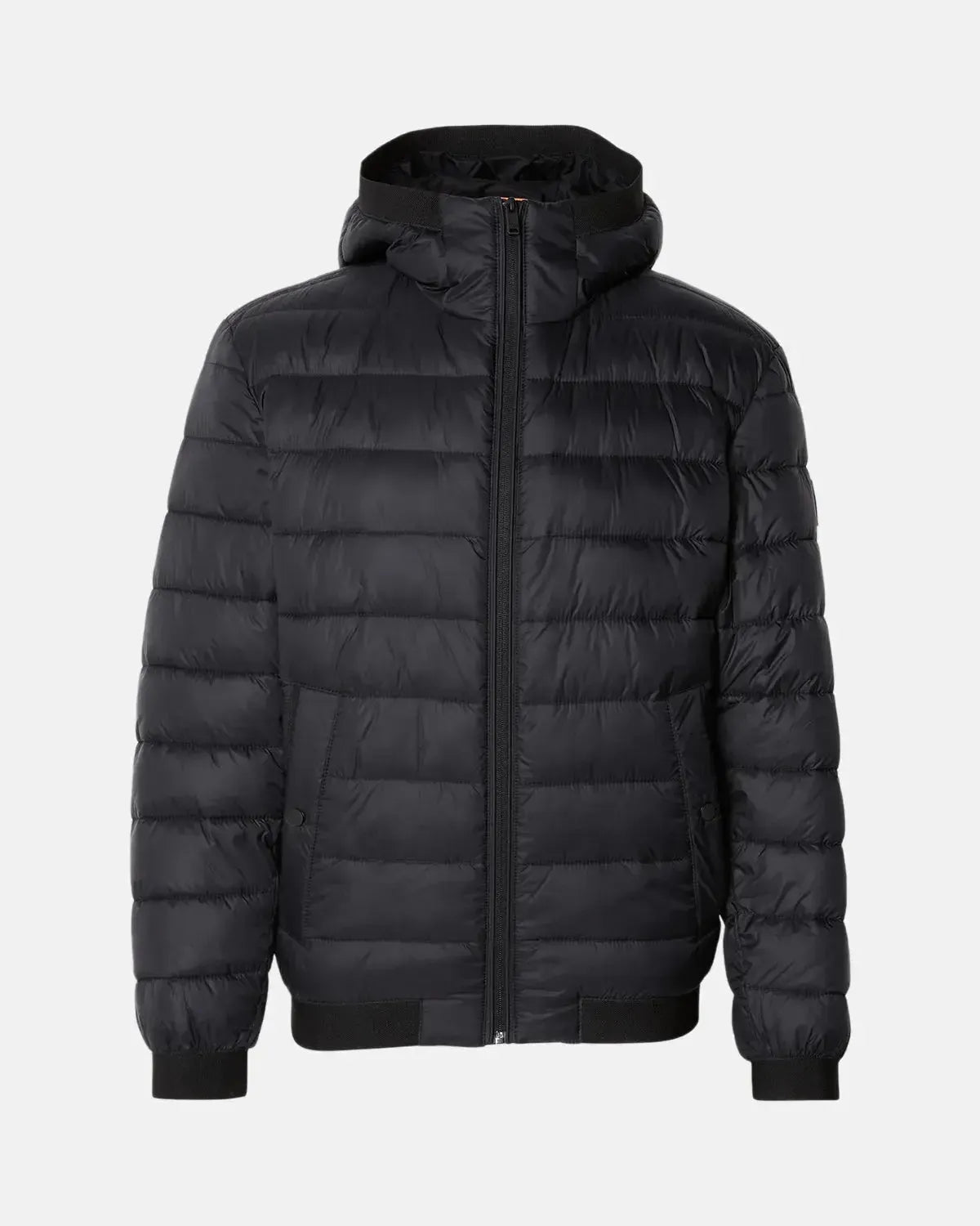 BOSS-BOSS ODENIS HOODED PUFFER JACKET BLACK-NORTHERN THREADS DESIGNER MENSWEAR