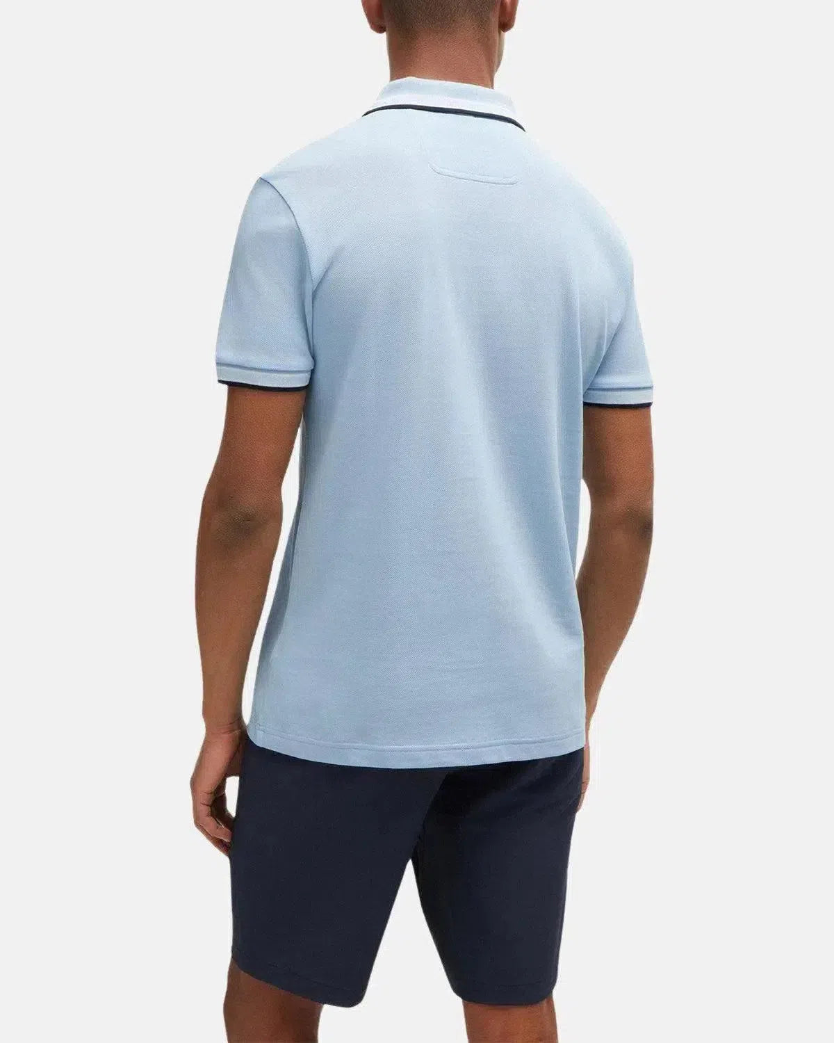 BOSS-BOSS PADDY POLO SHIRT LIGHT BLUE-NORTHERN THREADS DESIGNER MENSWEAR