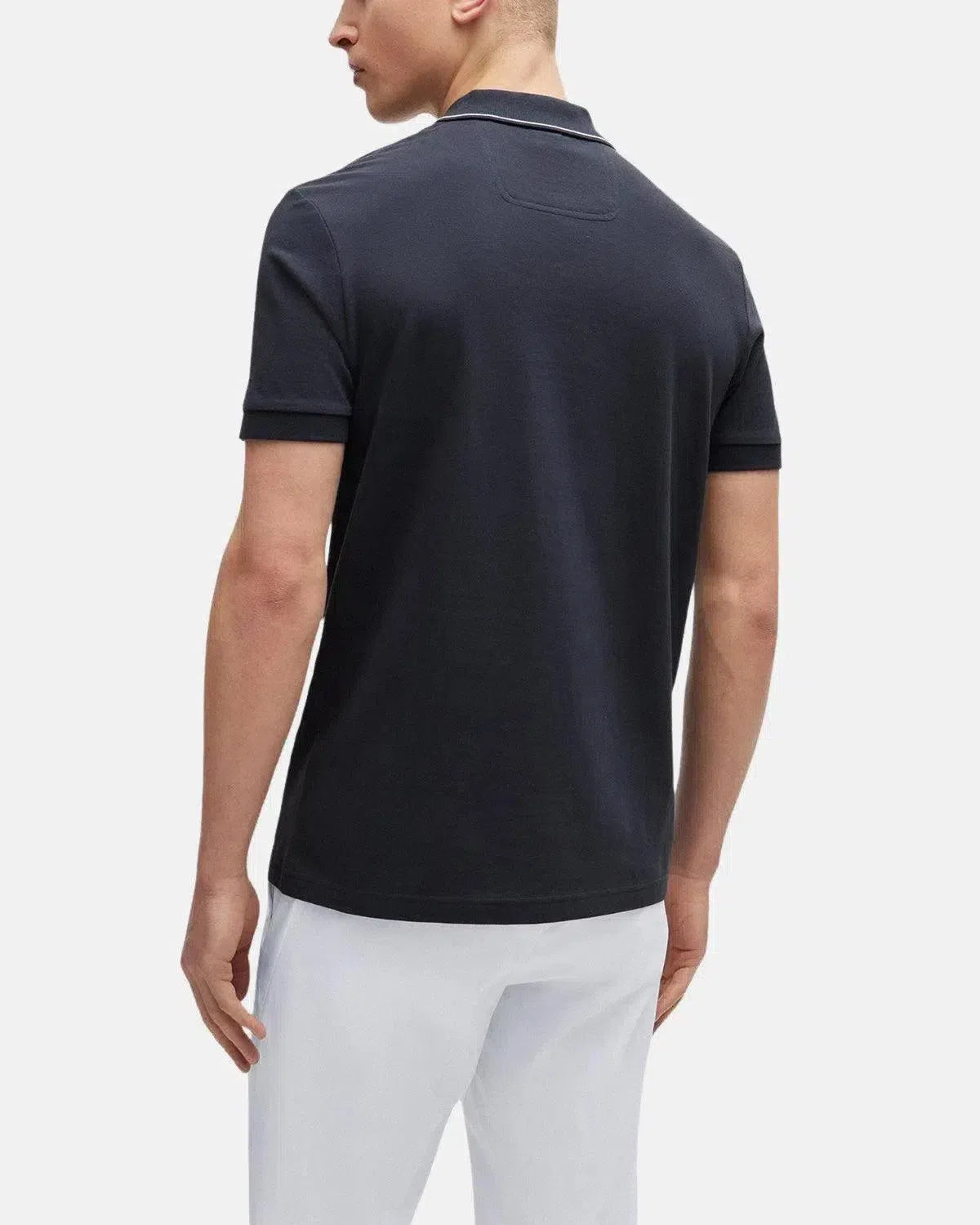 BOSS-BOSS PAULE 4 SLIM FIT POLO SHIRT DARK BLUE-NORTHERN THREADS DESIGNER MENSWEAR