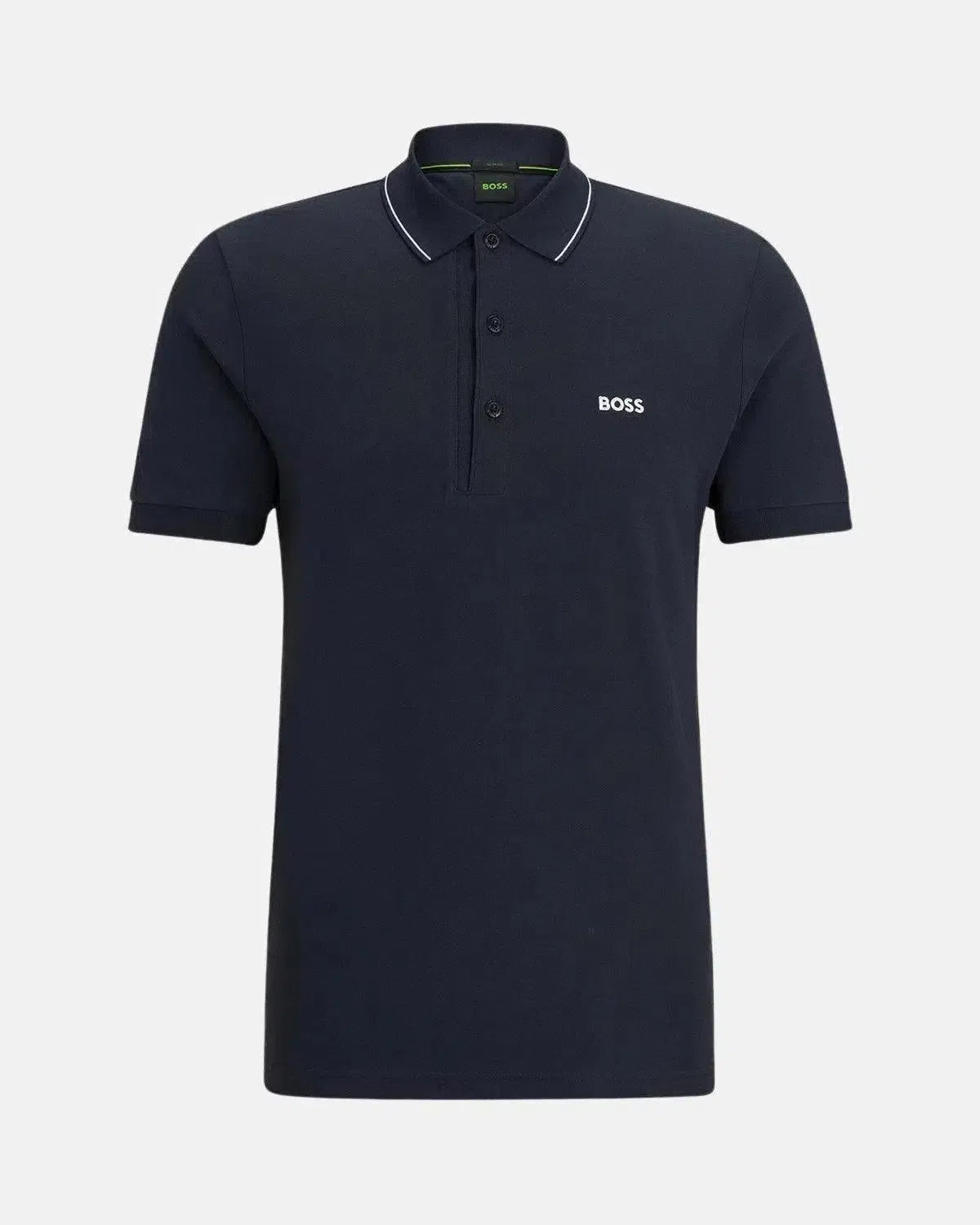 BOSS-BOSS PAULE 4 SLIM FIT POLO SHIRT DARK BLUE-NORTHERN THREADS DESIGNER MENSWEAR