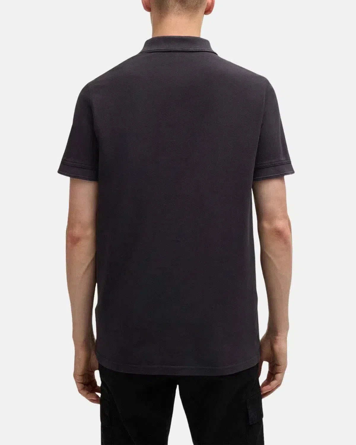 BOSS-BOSS PRIME POLO SHIRT BLACK-NORTHERN THREADS DESIGNER MENSWEAR