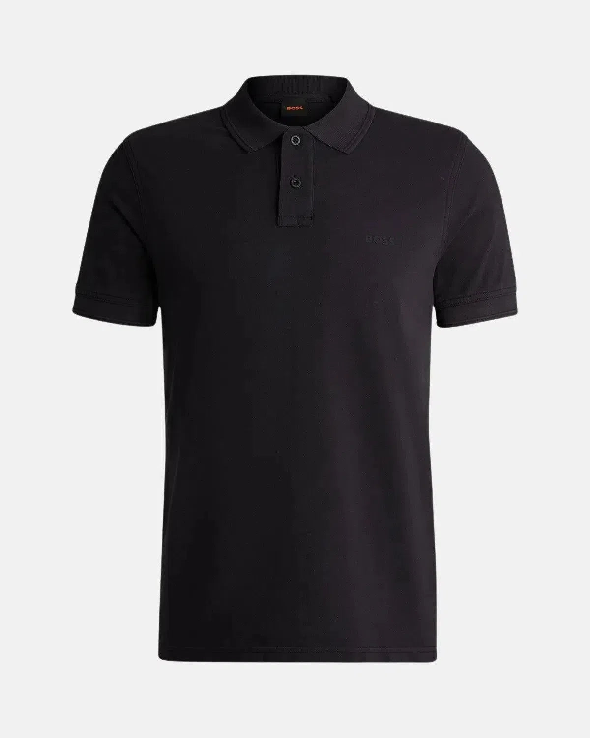 BOSS-BOSS PRIME POLO SHIRT BLACK-NORTHERN THREADS DESIGNER MENSWEAR