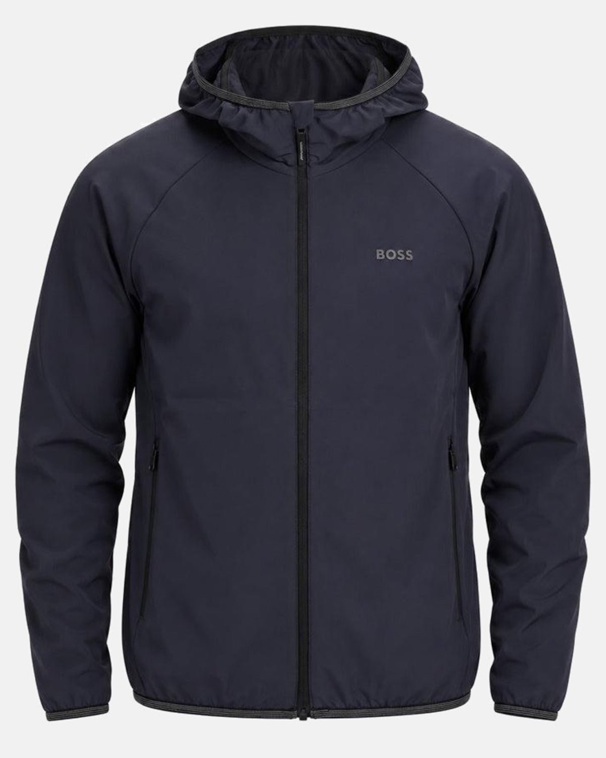 BOSS Commuter Hooded Jacket Dark Blue | Northern Threads Designer Menswear