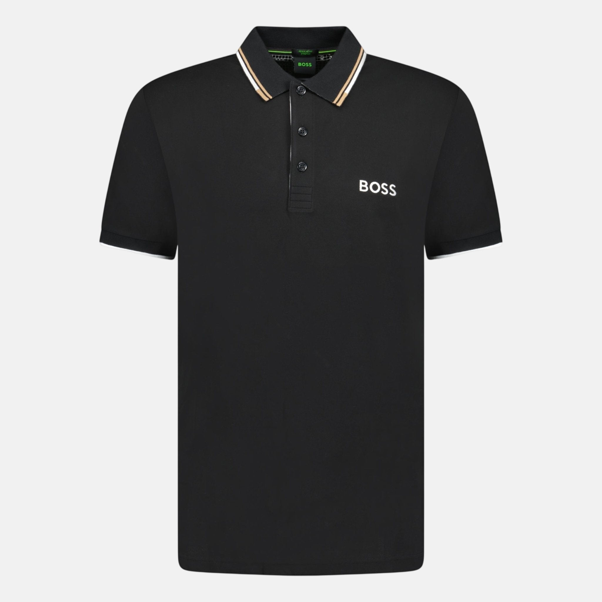 BOSS Green Label Paddy Pro Polo Shirt Black - E12 - northern threads uk