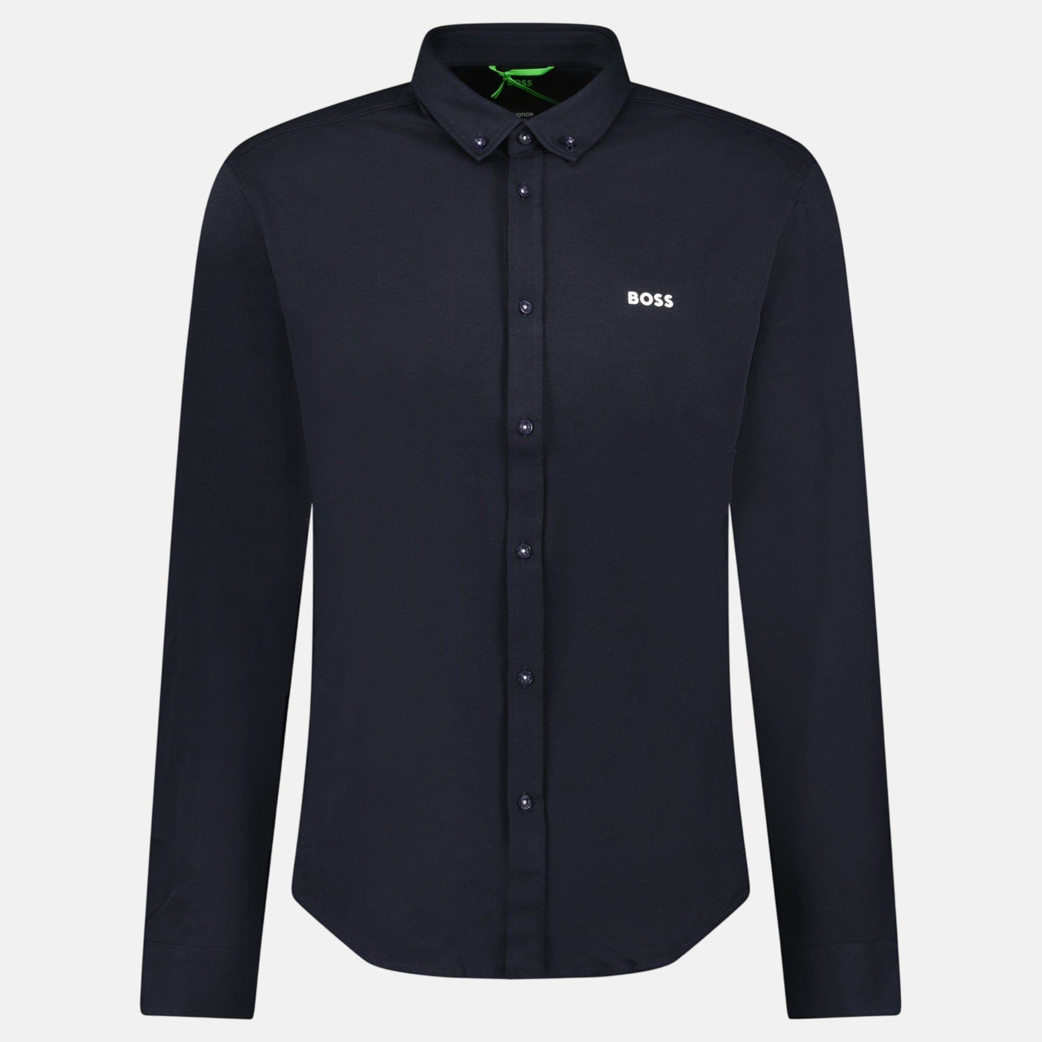 BOSS Motion Shirt Dark Navy - sku-55536313401725 - northern threads uk