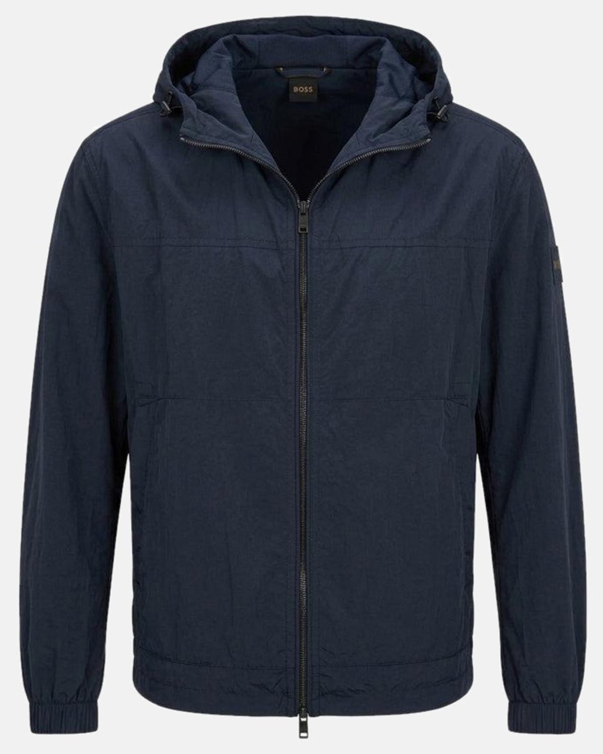 BOSS Orip Lightweight Hooded Jacket Dark Blue | Northern Threads Designer Menswear