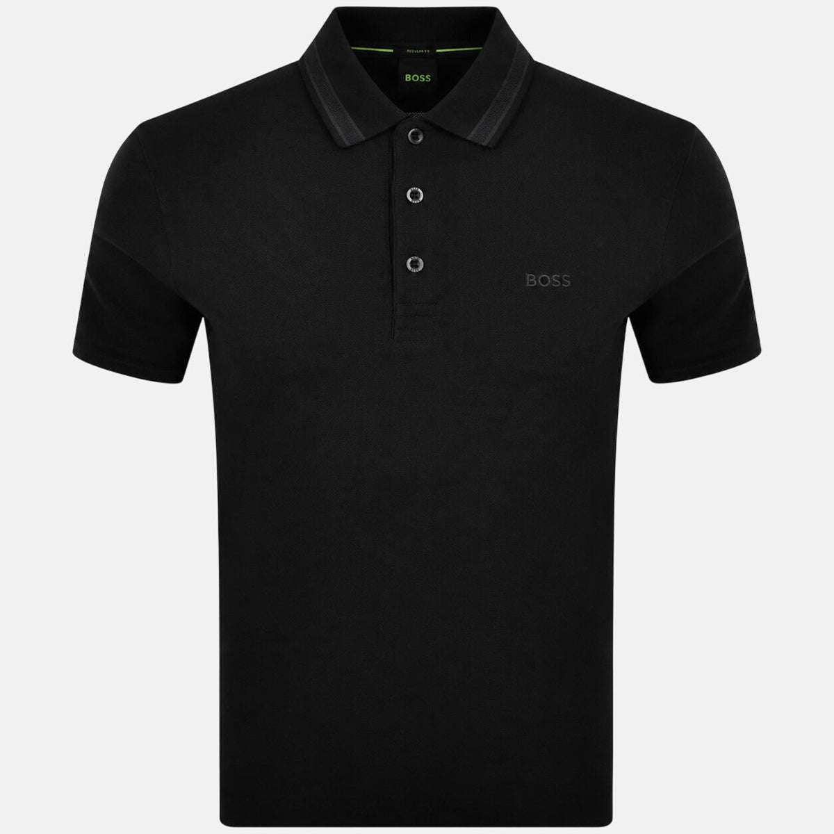 BOSS Paddy Piqué Polo Shirt Black | Northern Threads Designer Menswear