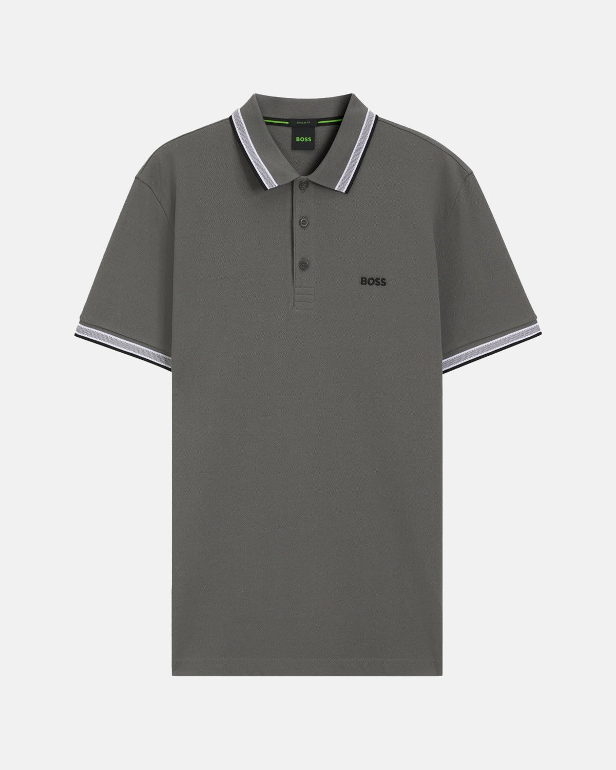 BOSS Paddy Piqué Polo Shirt Dark Grey | Northern Threads Designer Menswear