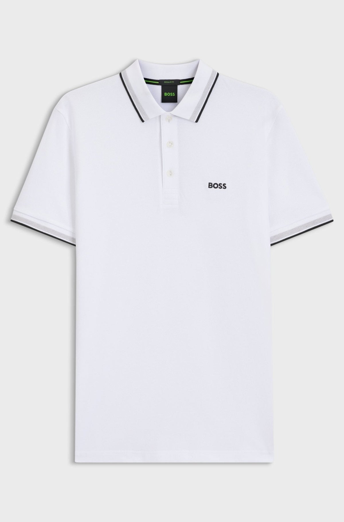 BOSS Paddy Piqué Polo Shirt White | Northern Threads Designer Menswear