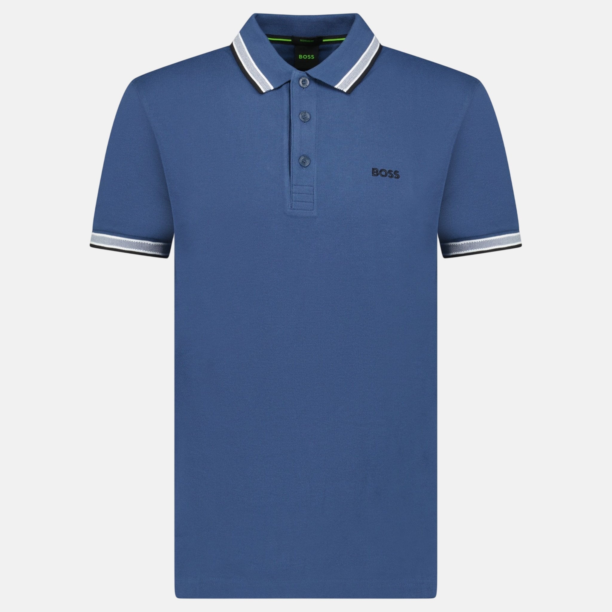BOSS Paddy Polo Shirt Blue - sku-55536218734973 - northern threads uk