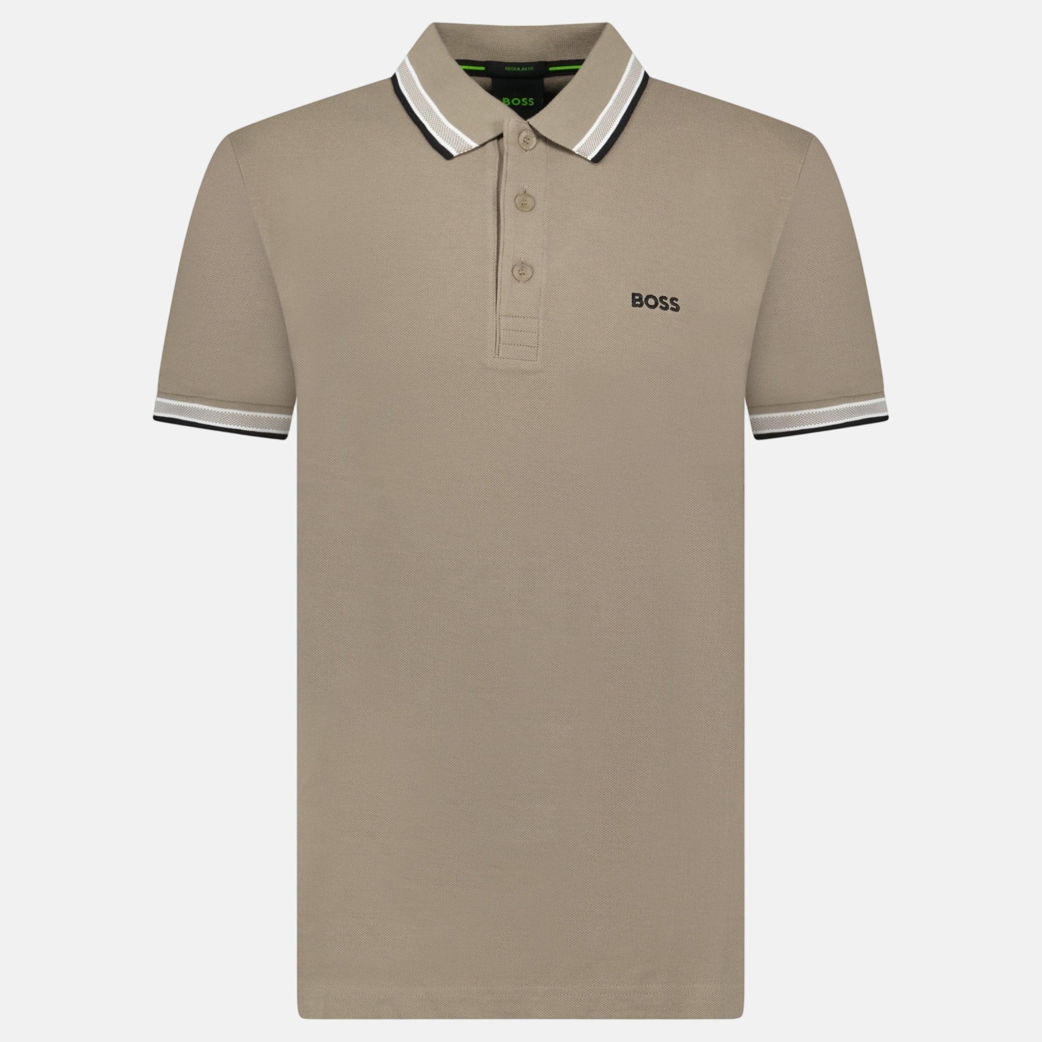 BOSS Paddy Polo Shirt Brown - sku-55535443411325 - northern threads uk