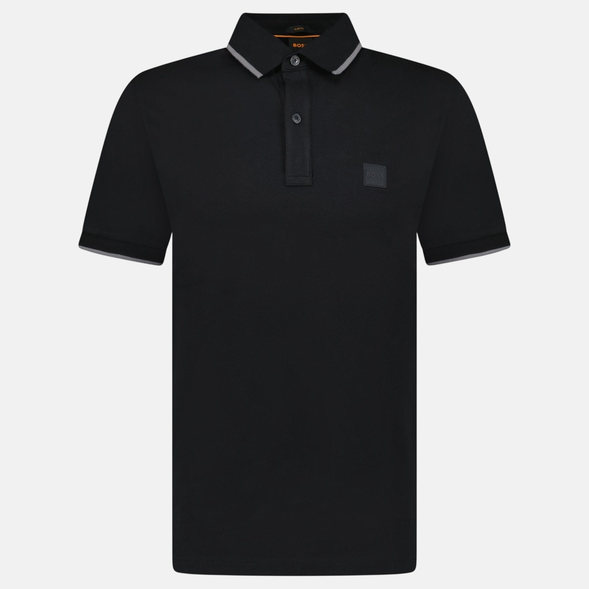BOSS Passertip Polo Shirt Black - O18 - northern threads uk