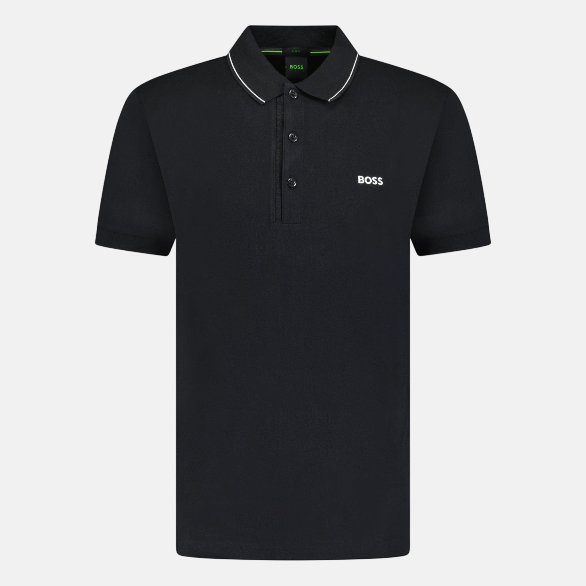 BOSS Paule 4 Polo Shirt Black - BOX 1 - northern threads uk