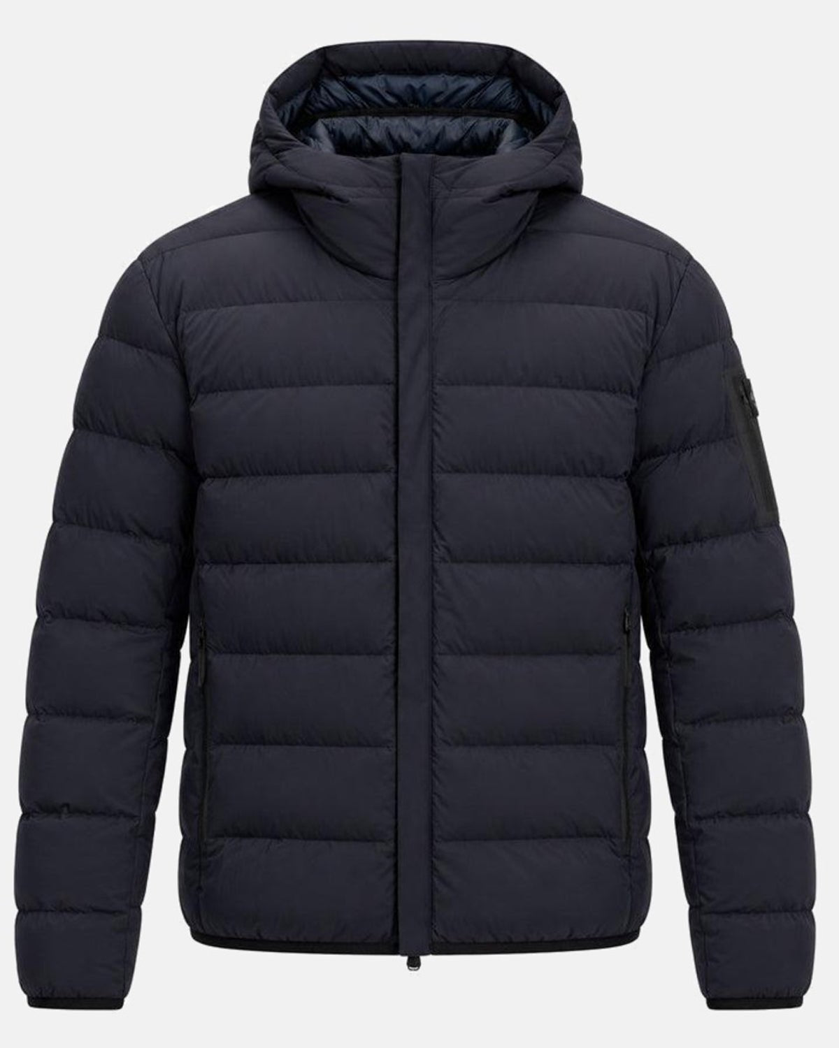 BOSS Riplite Hooded Down Jacket Dark Blue | Northern Threads Designer Menswear
